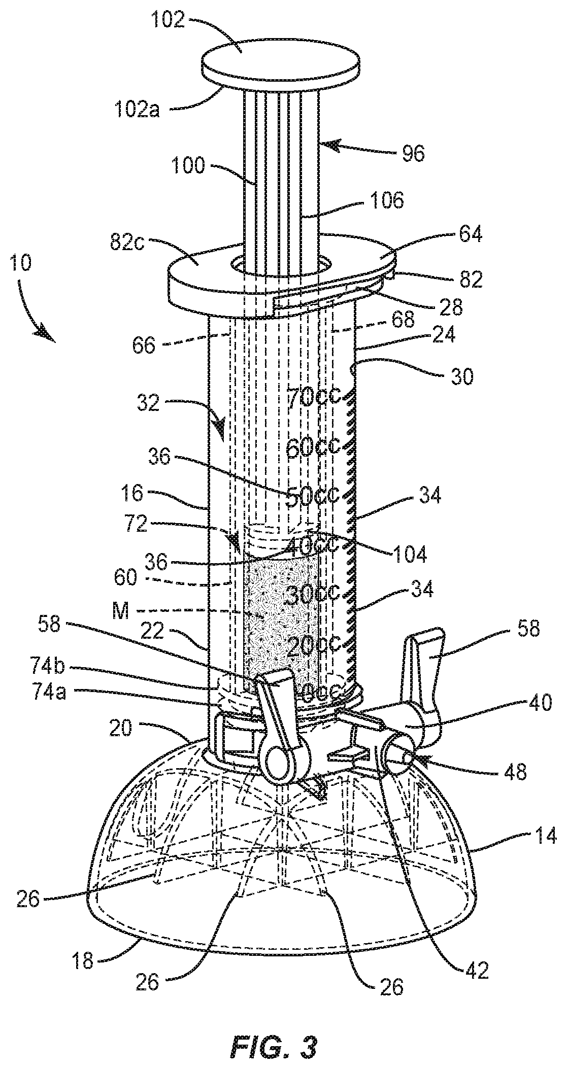 Patent US12508061 Figure 3 – Dispensing system and methods of use