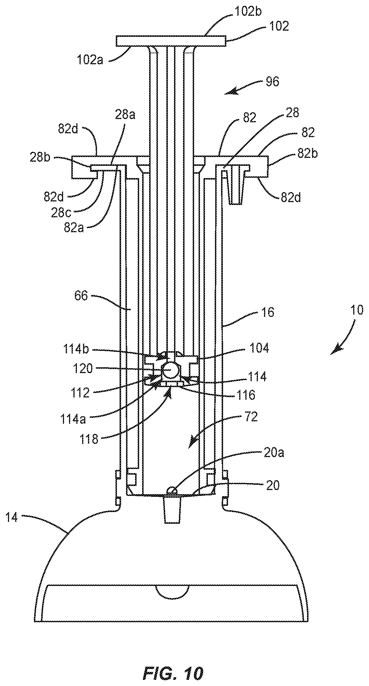 Patent US12508061 Figure 10 – Dispensing system and methods of use