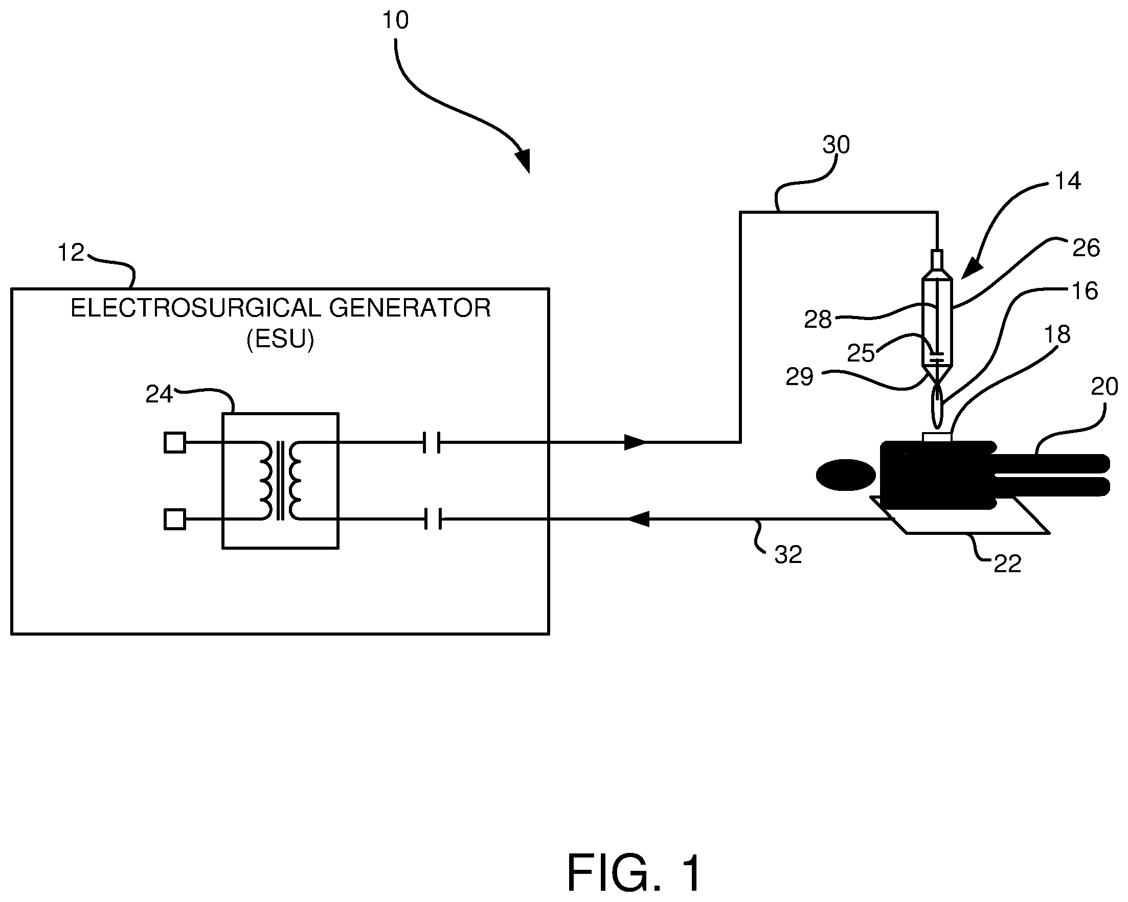 Patent US12508063 — Electrosurgical apparatus with flexible shaft — Figure 1
