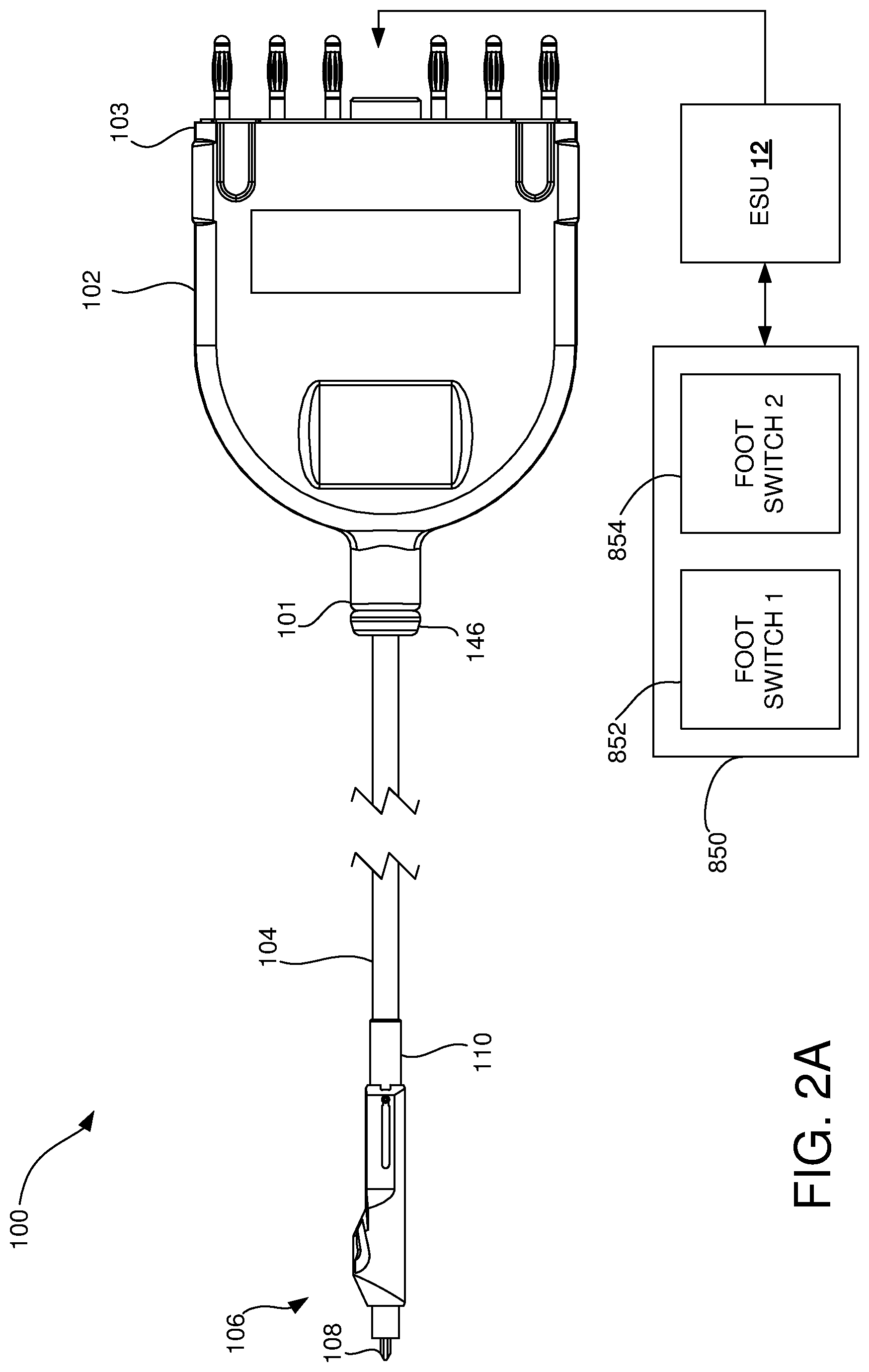 Patent US12508063 Figure 2 – Electrosurgical apparatus with flexible shaft