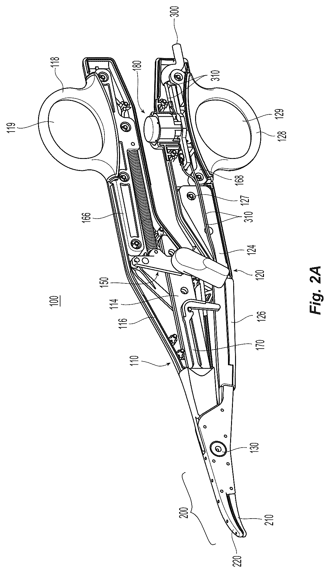 Patent US12508066 Figure 2 – Electrosurgical forceps for grasping, treating, and/or dividing tissue