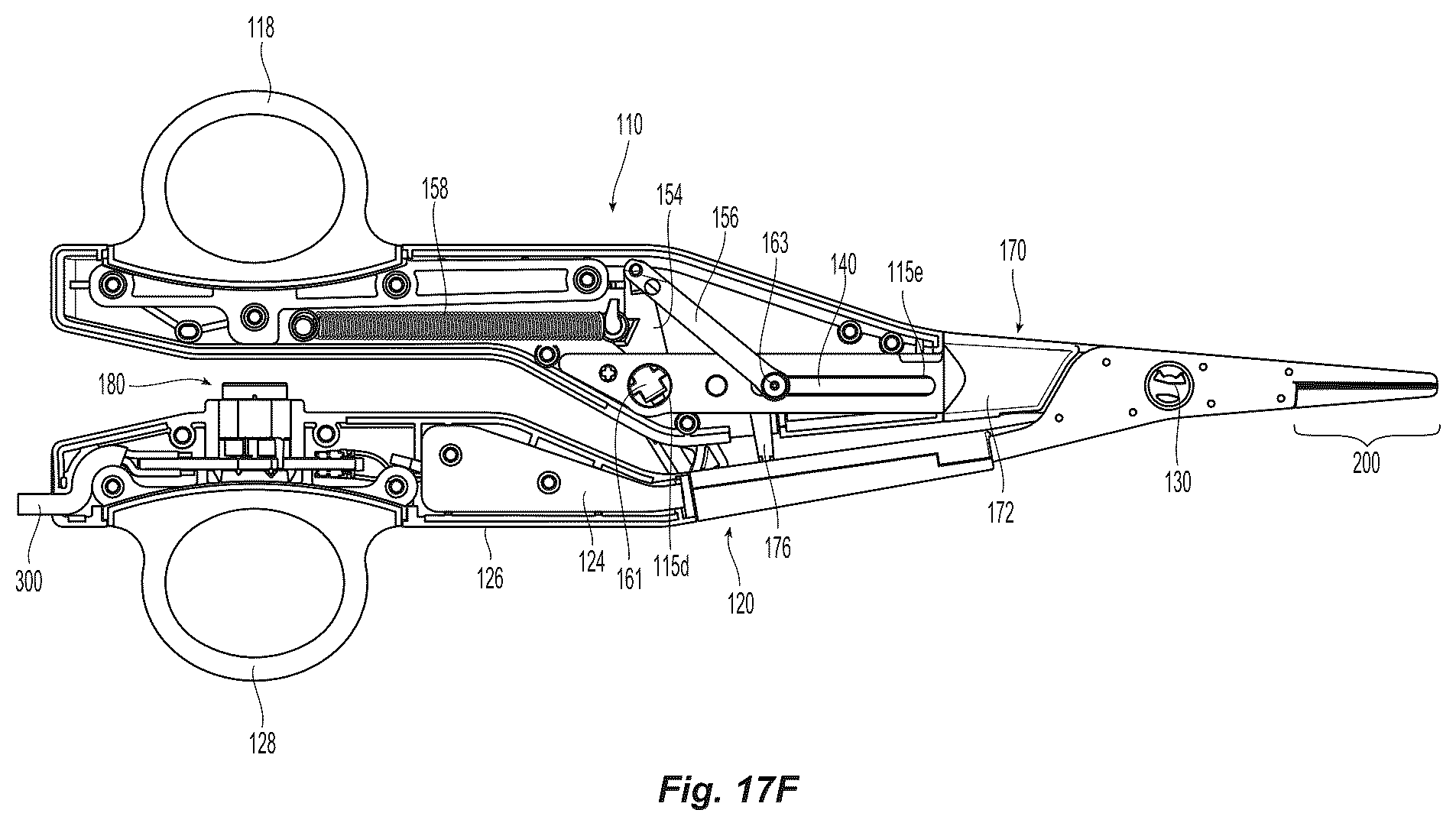 Patent US12508066 Figure 17 – Electrosurgical forceps for grasping, treating, and/or dividing tissue