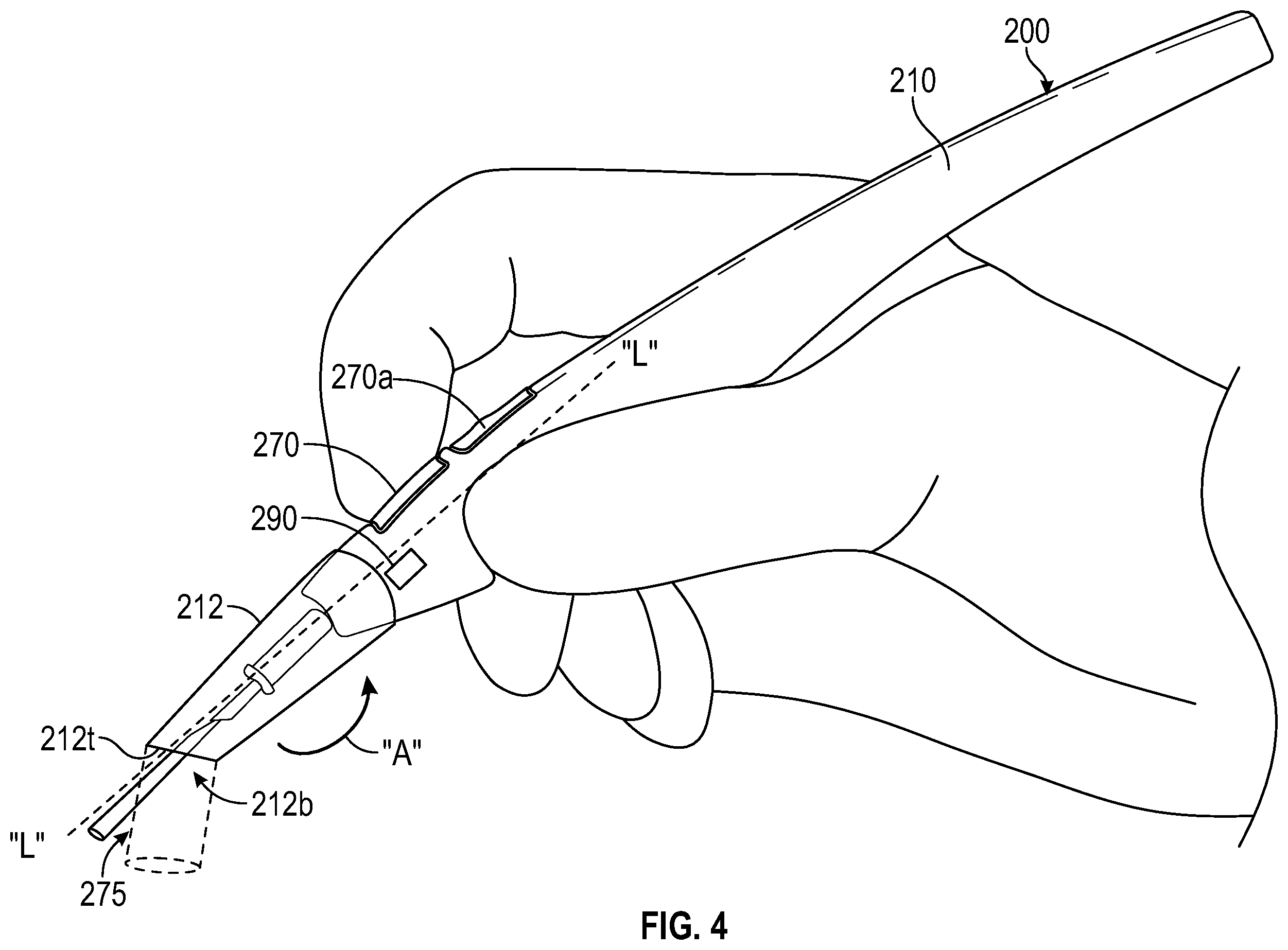 Patent US12508067 Figure 4 – Smoke evacuation instrument with illumination nozzle