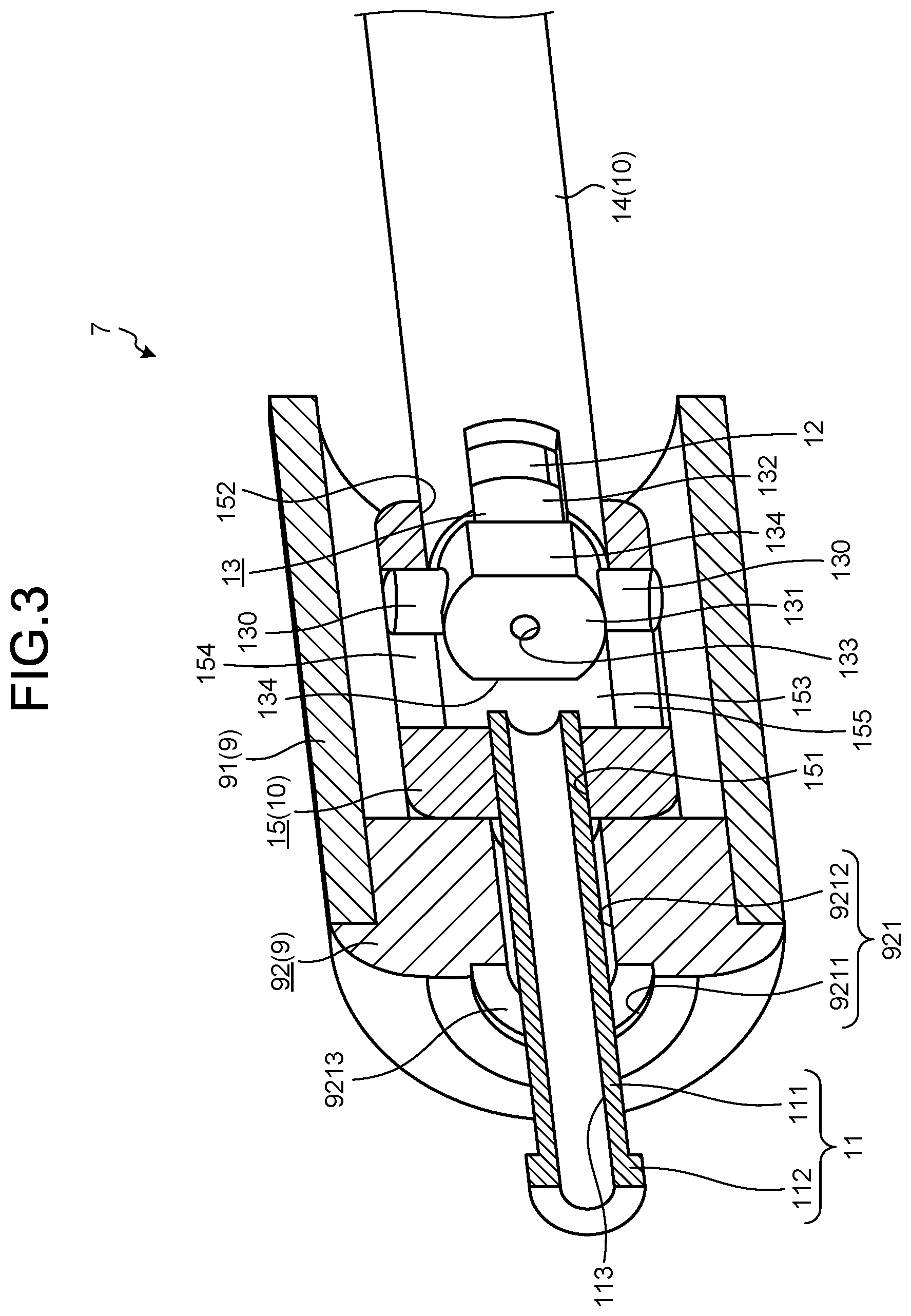 Patent US12508070 Figure 3 – Endoscope treatment tool