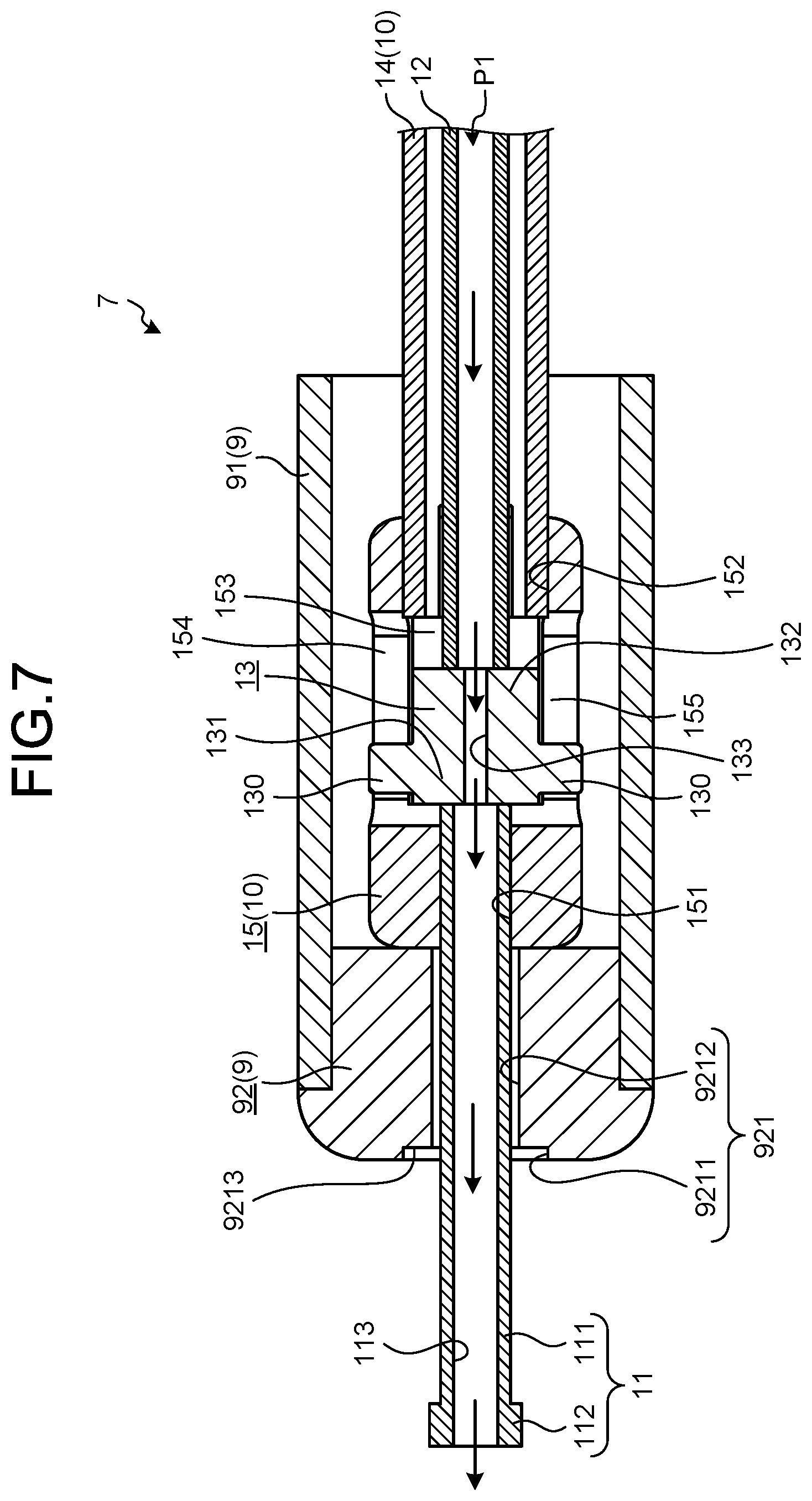 Patent US12508070 Figure 7 – Endoscope treatment tool