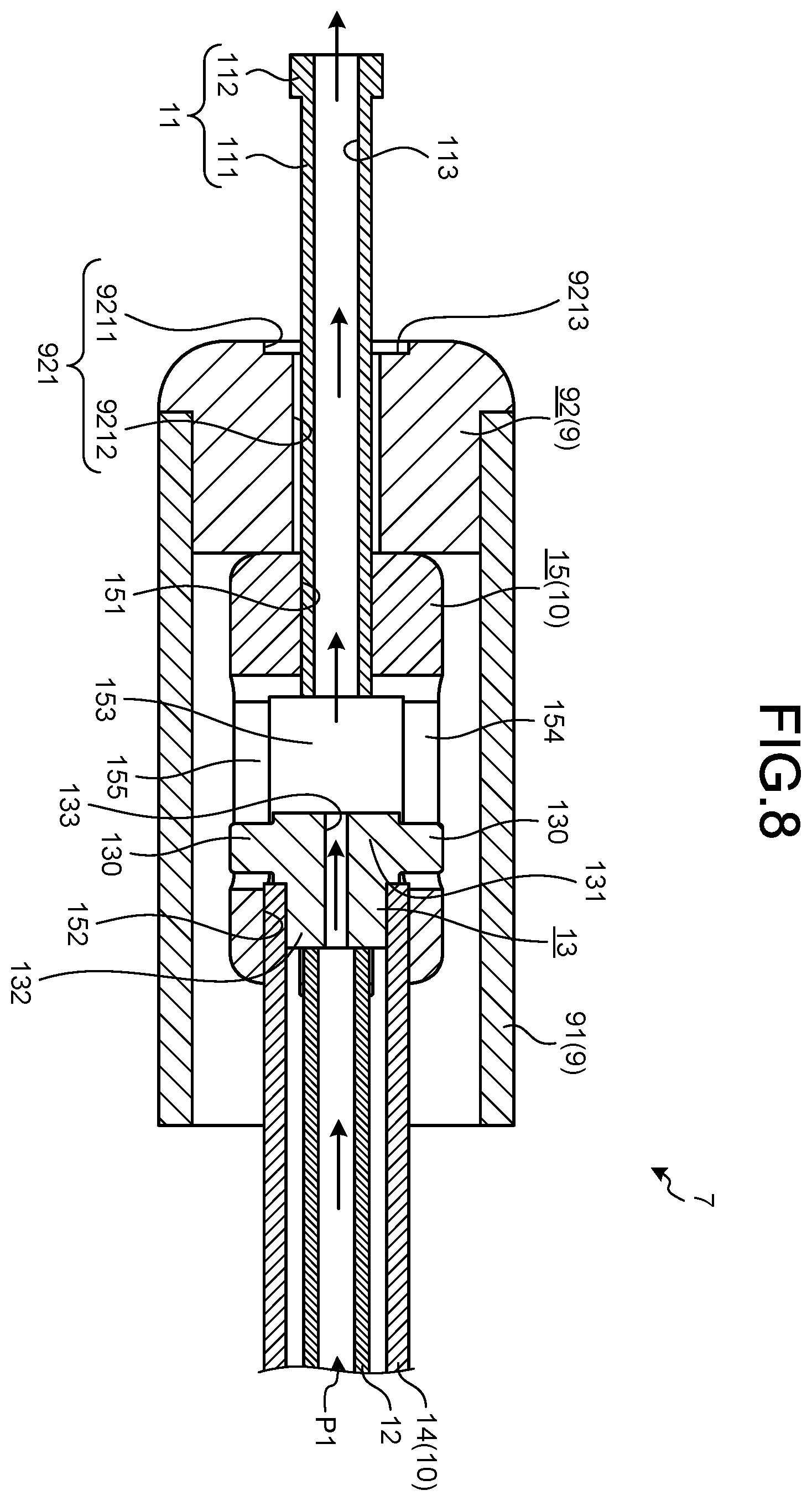 Patent US12508070 Figure 8 – Endoscope treatment tool