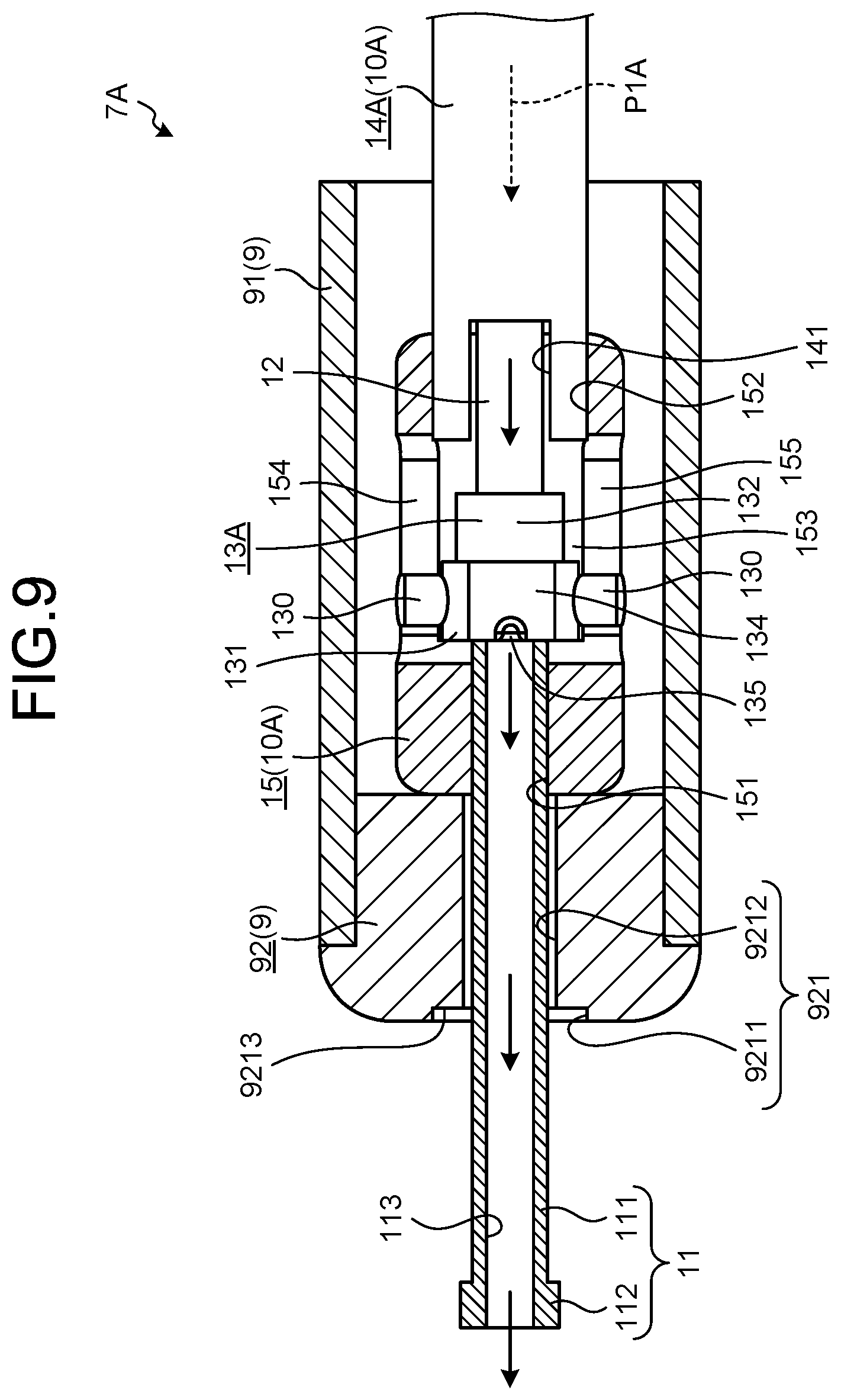 Patent US12508070 Figure 9 – Endoscope treatment tool