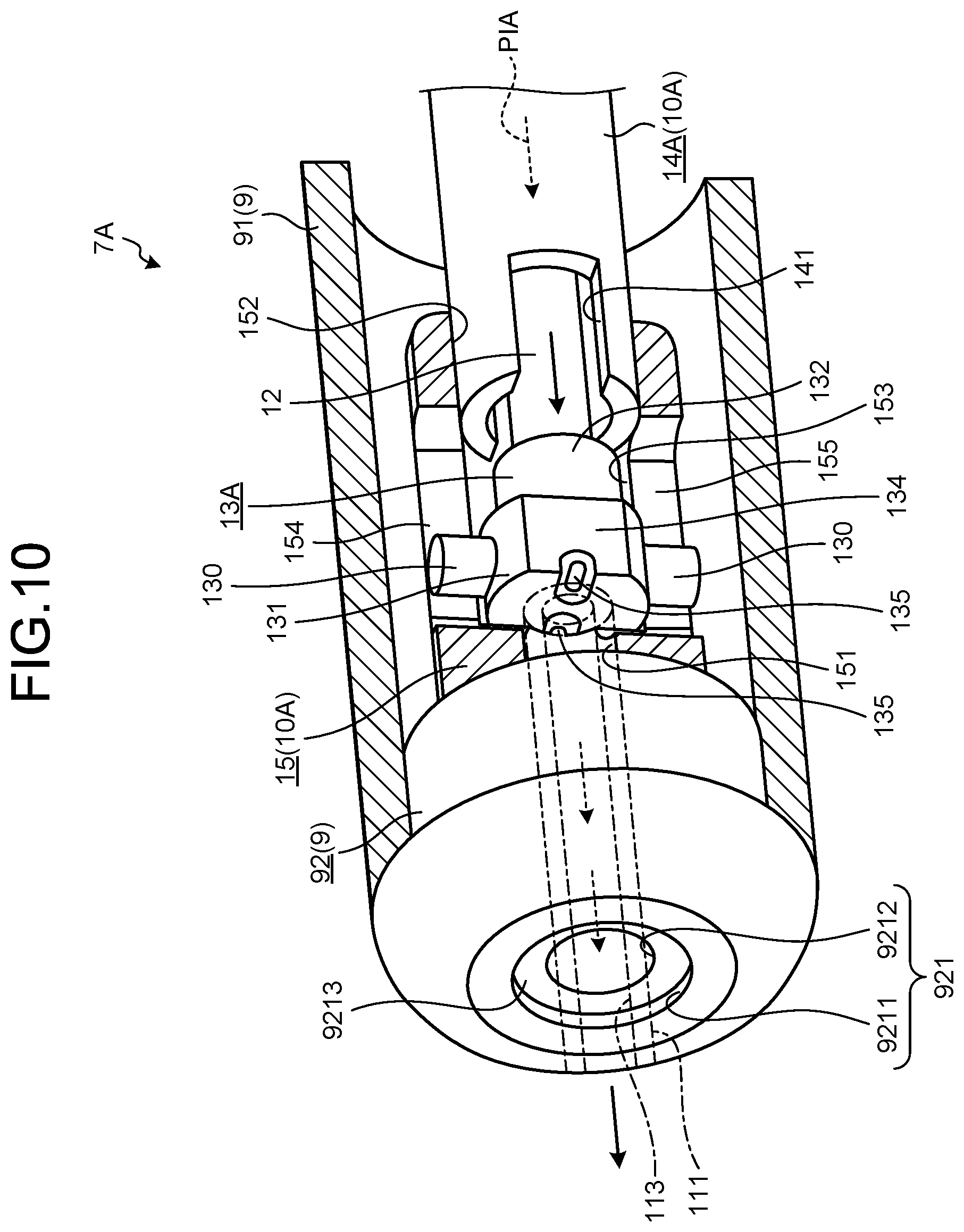Patent US12508070 Figure 10 – Endoscope treatment tool