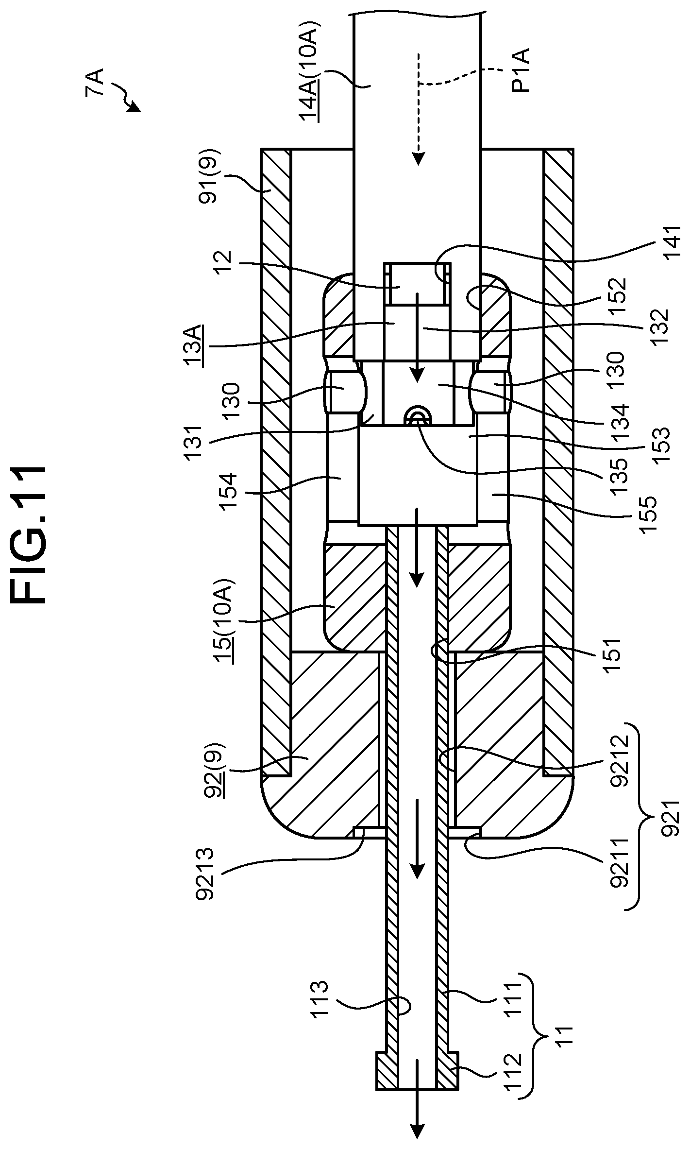 Patent US12508070 Figure 11 – Endoscope treatment tool