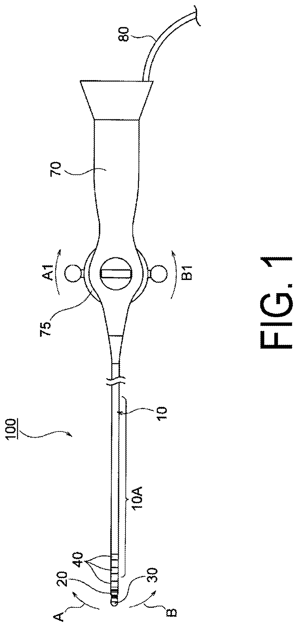Patent US12508072 Figure 1 – Electrode catheter