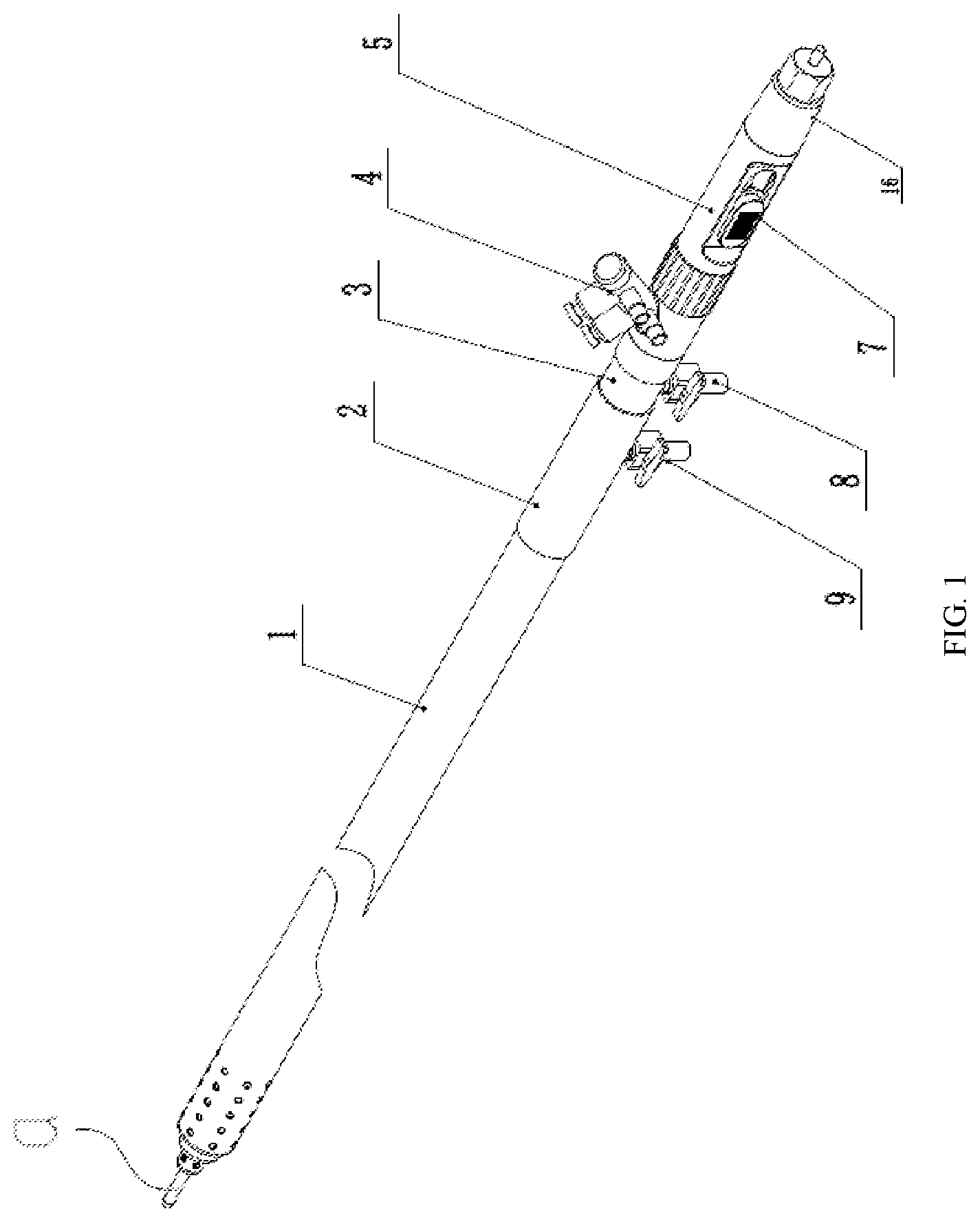Patent US12508074 Figure 1 – Laser fiber operator