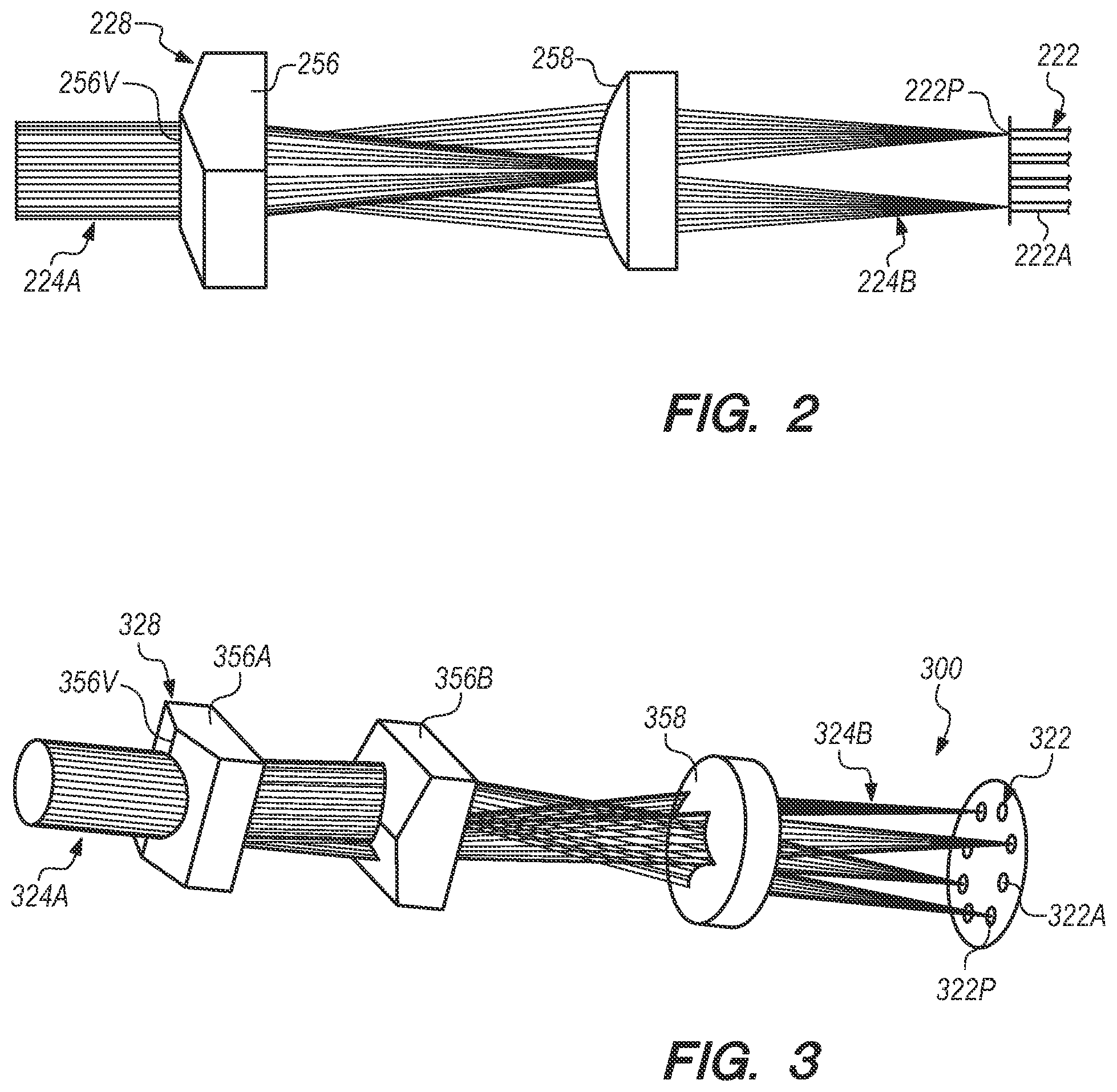 Patent US12508076 Figure 2 – Multiplexer for laser-driven intravascular lithotripsy device