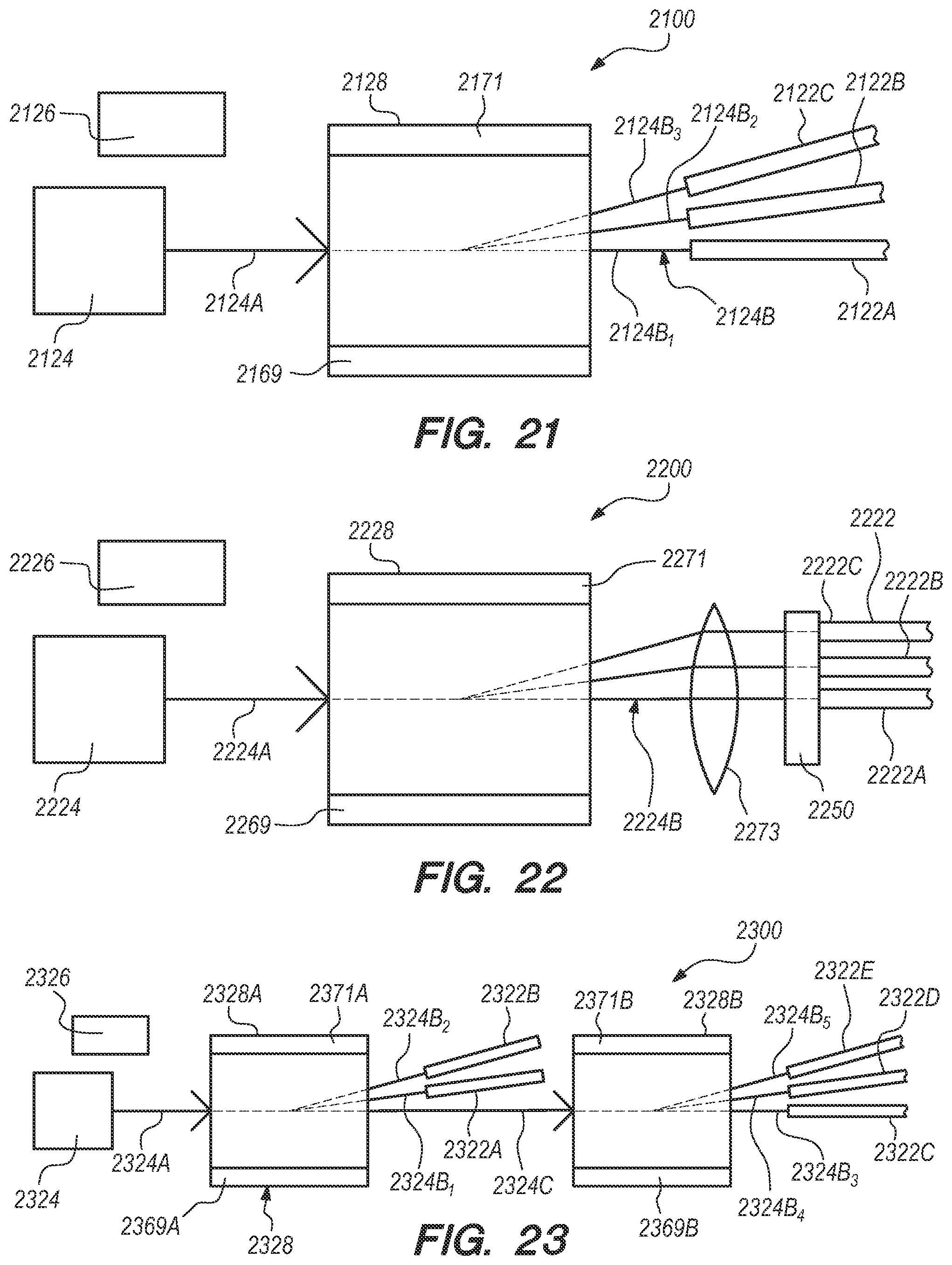 Patent US12508076 Figure 13 – Multiplexer for laser-driven intravascular lithotripsy device