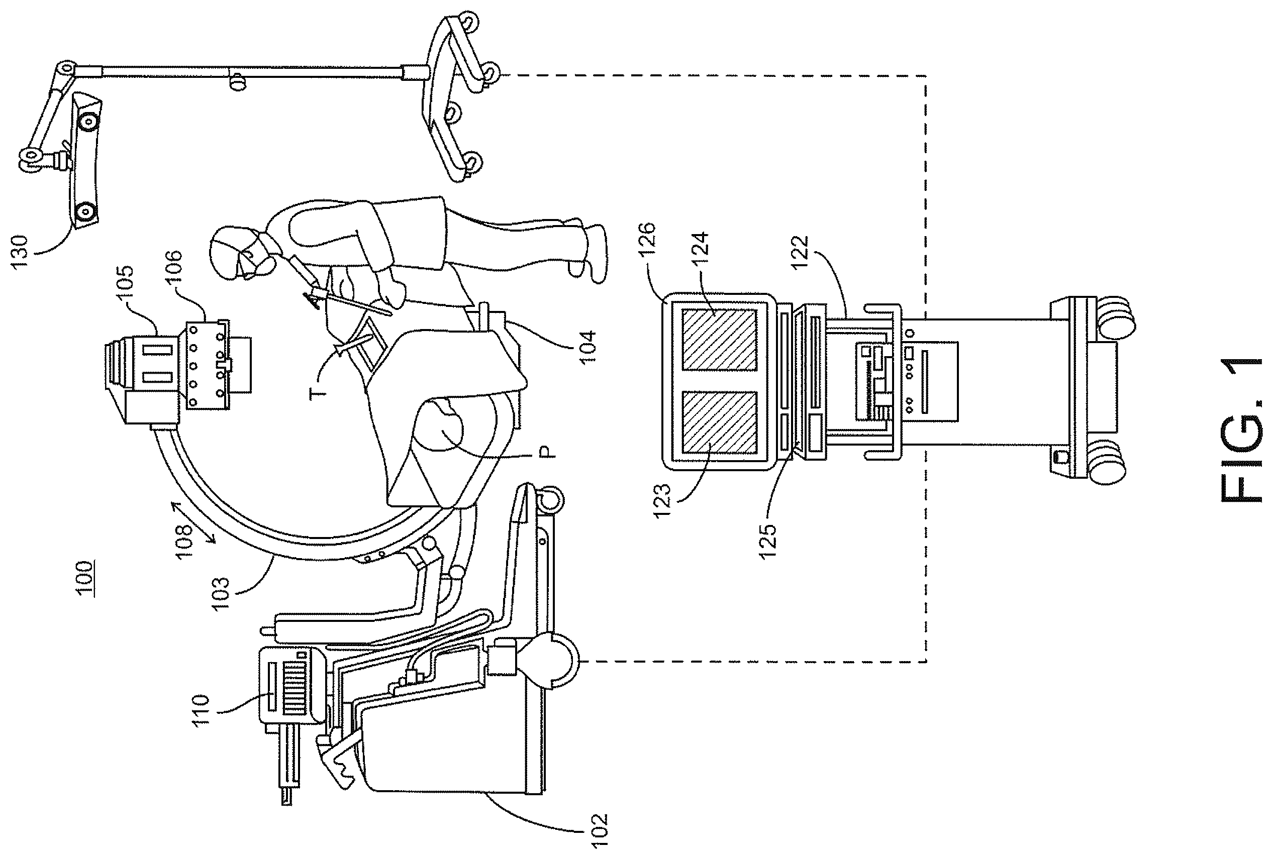 Patent US12508083 Figure 1 – System and method for image localization of effecters during a medical procedure