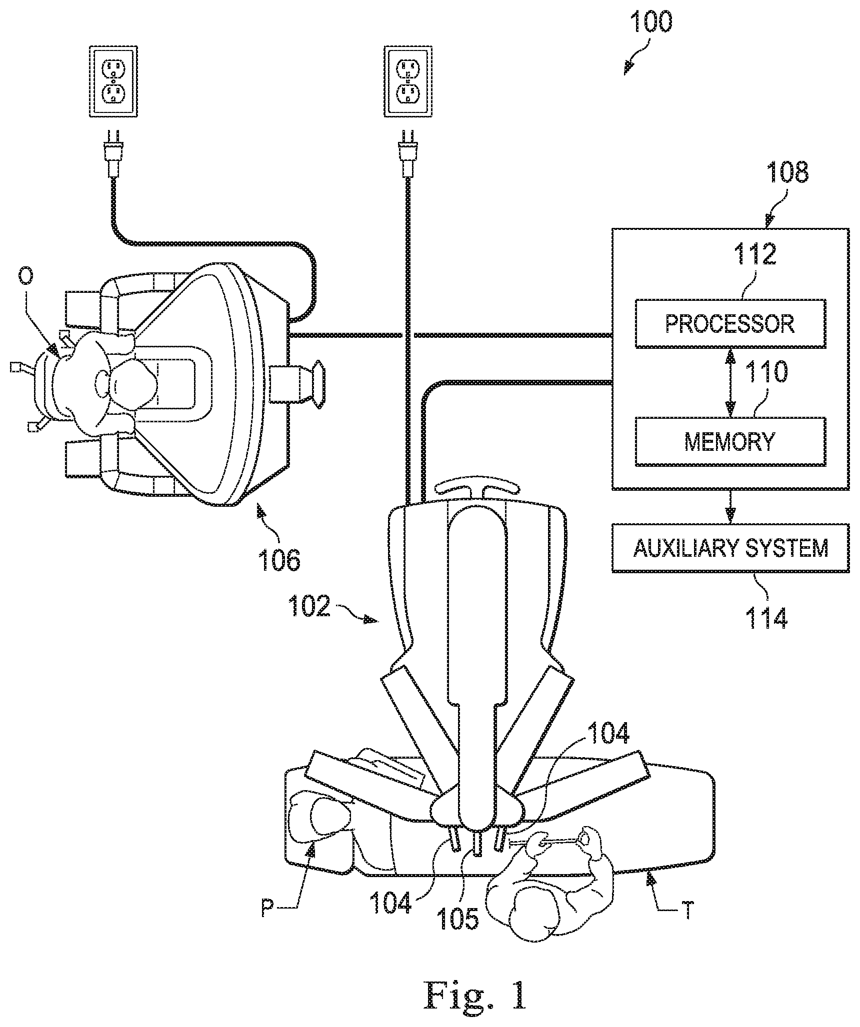Patent US12508091 Figure 1 – Systems and methods for switching control between multiple instrument arms
