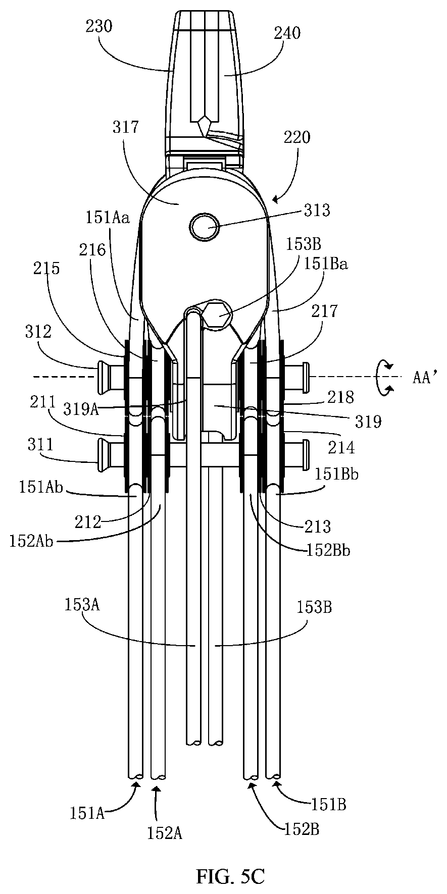 Patent US12508092 Figure 5 – Surgical instrument, slave operating equipment, and surgical robot