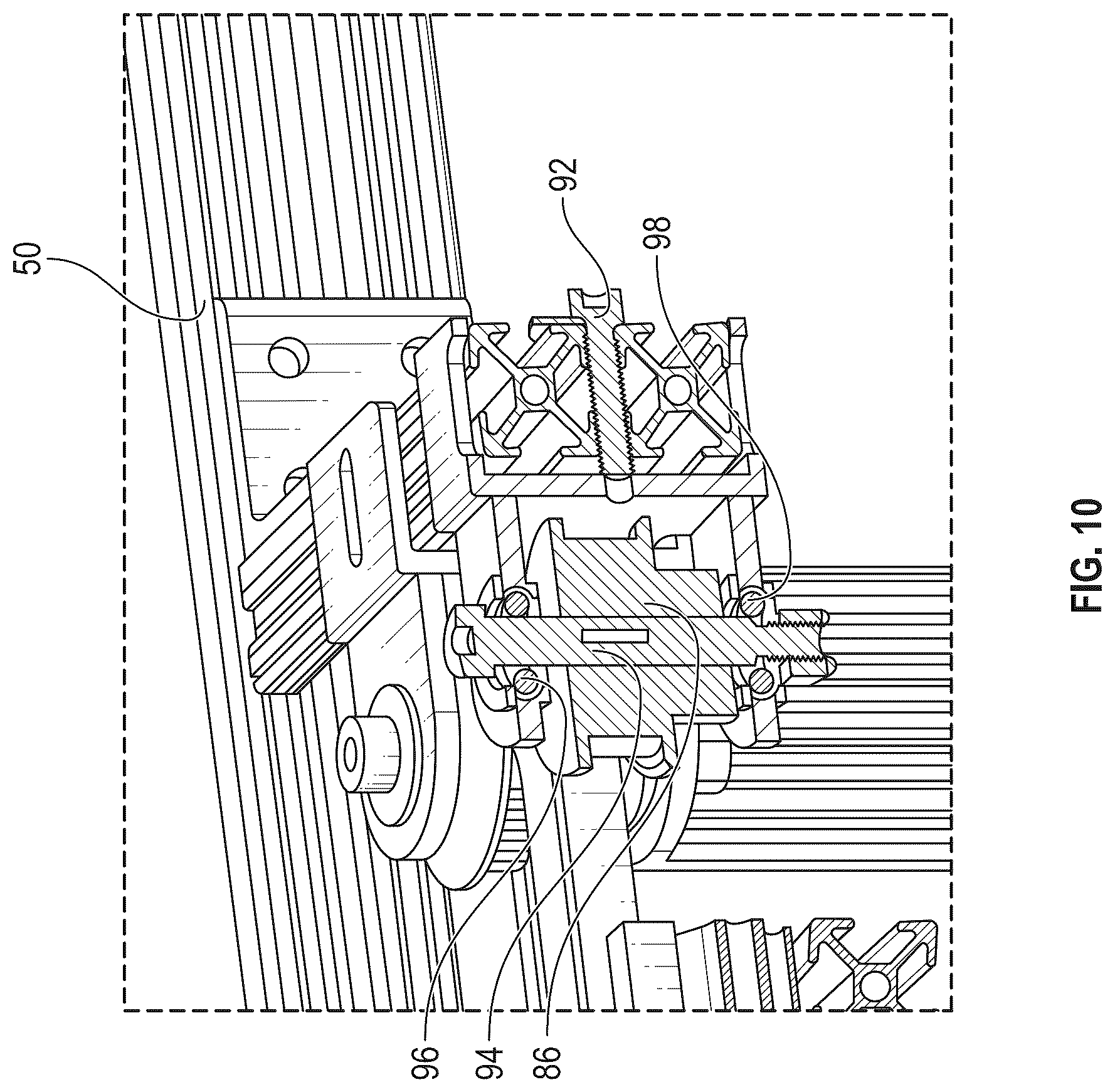 Patent US12508093 Figure 11 – Magnetic coupling through a sterile field barrier