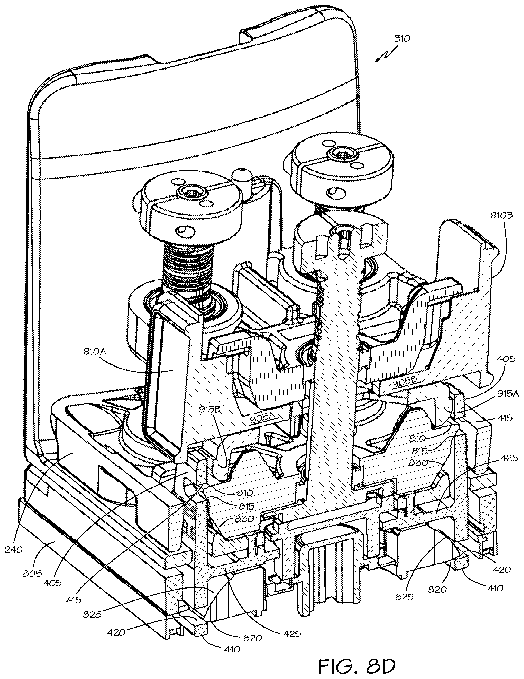 Patent US12508095 Figure 10 – Backup latch release for surgical instrument
