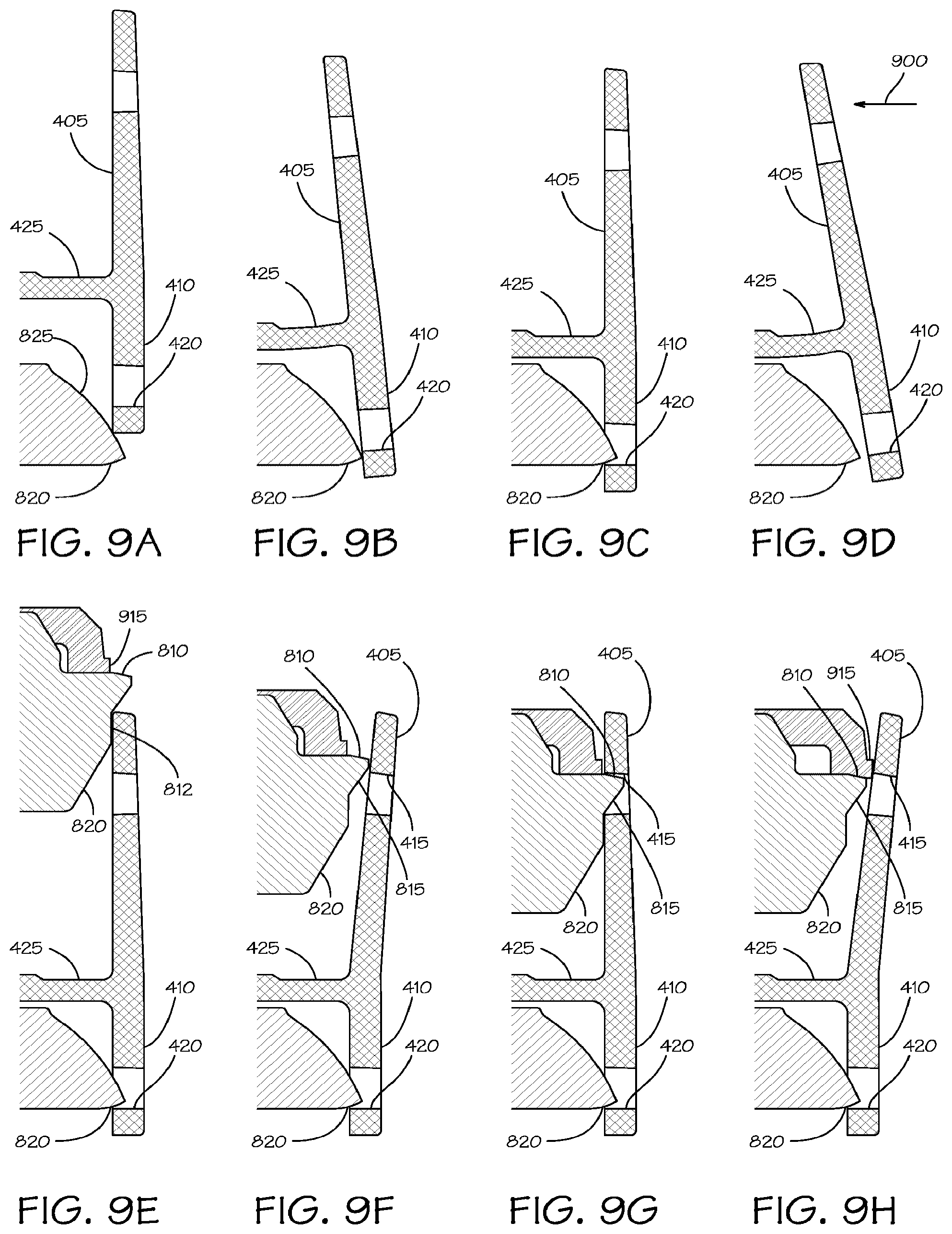 Patent US12508095 Figure 11 – Backup latch release for surgical instrument