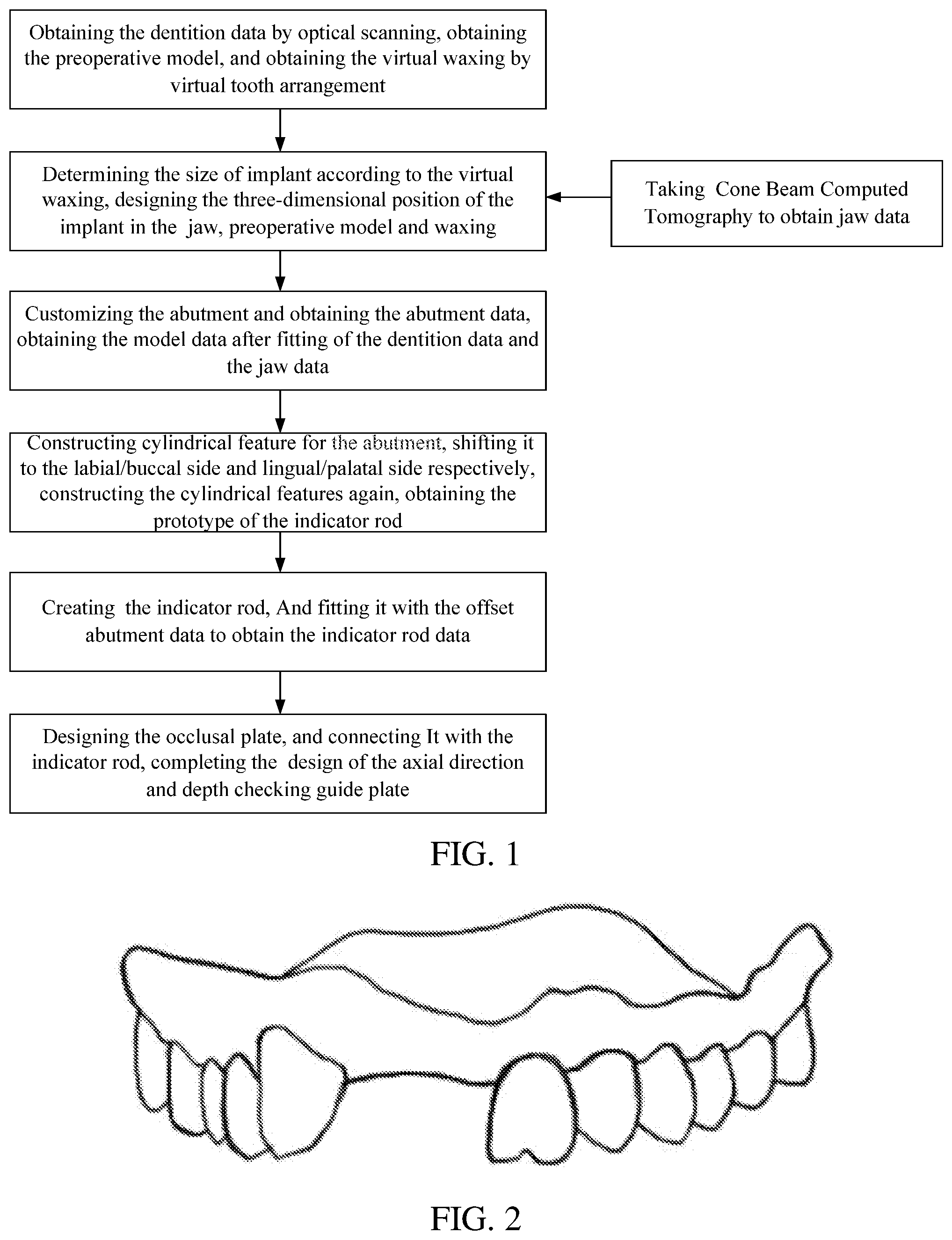 Patent US12508108 Figure 1 – Axial direction and depth checking guide plate for implanting and manufacture method thereof