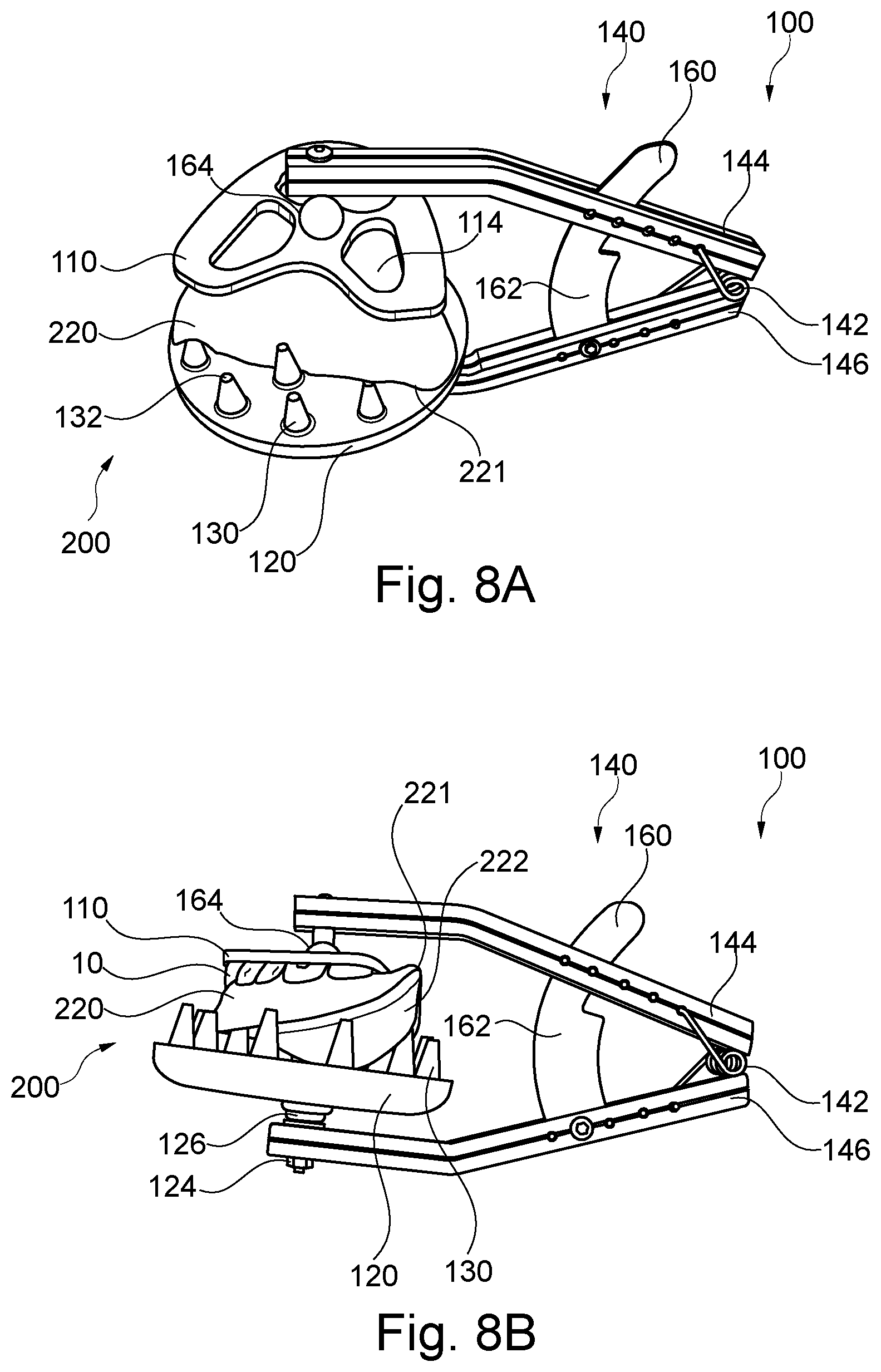 Patent US12508109 Figure 8 – Bonding auxiliary device for artificial teeth