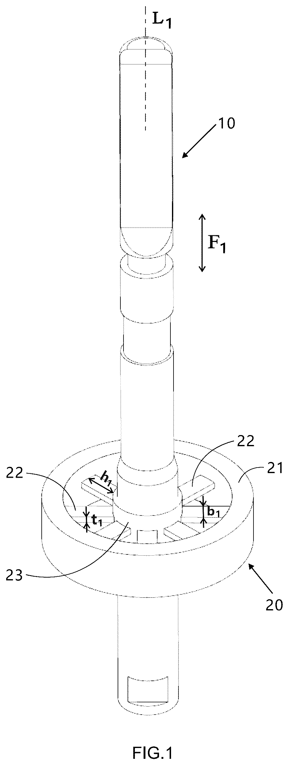 Patent US12508111 — Support structure — Figure 1