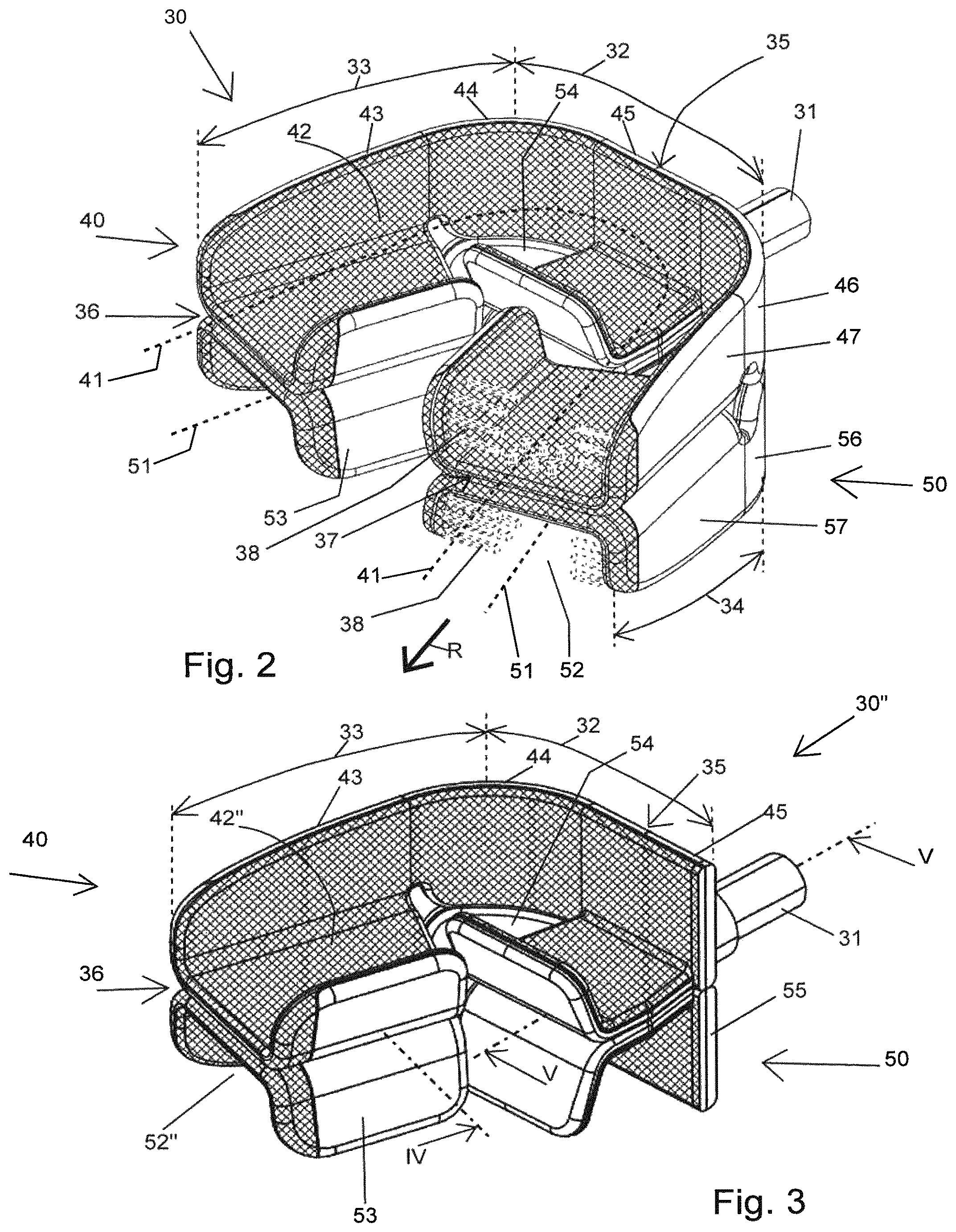 Patent US12508113 Figure 2 – Method of manufacturing a pressure chamber of a dental mouthpiece, method of manufacturing a dental mouthpiece, pressure chamber and mouthpiece manufactured with these methods, provided with these methods, J-/U-shaped dental mouthpiece, and systems comprising said mouthpieces