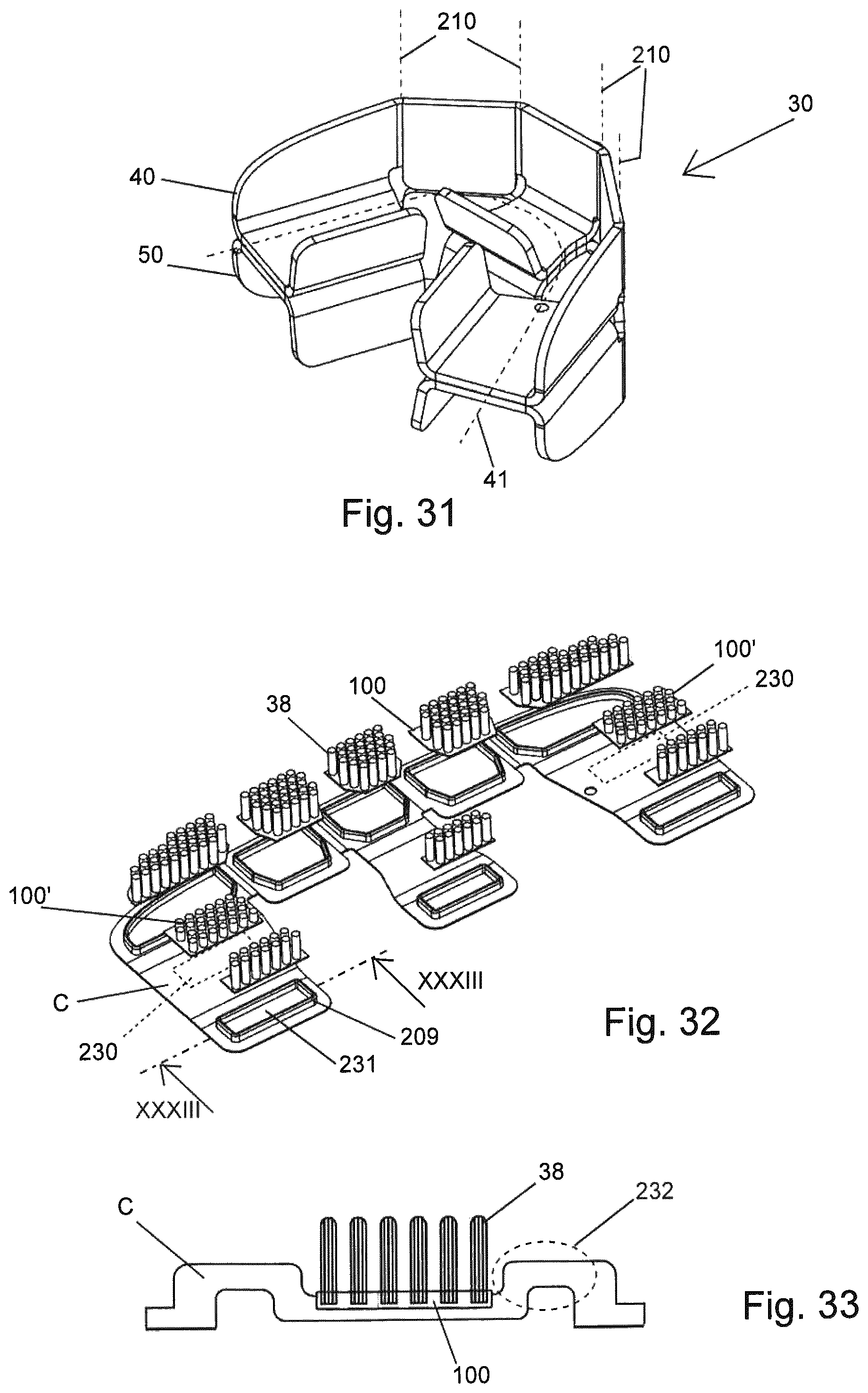 Patent US12508113 Figure 18 – Method of manufacturing a pressure chamber of a dental mouthpiece, method of manufacturing a dental mouthpiece, pressure chamber and mouthpiece manufactured with these methods, provided with these methods, J-/U-shaped dental mouthpiece, and systems comprising said mouthpieces