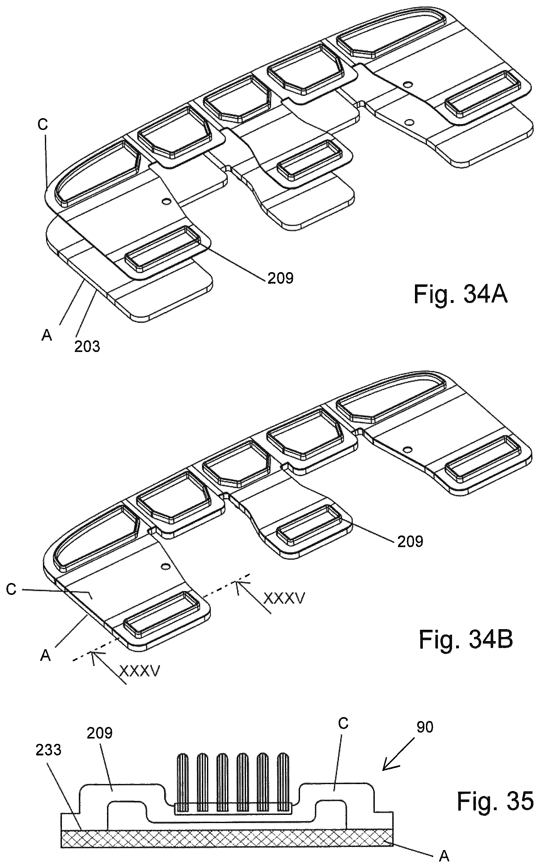 Patent US12508113 Figure 19 – Method of manufacturing a pressure chamber of a dental mouthpiece, method of manufacturing a dental mouthpiece, pressure chamber and mouthpiece manufactured with these methods, provided with these methods, J-/U-shaped dental mouthpiece, and systems comprising said mouthpieces