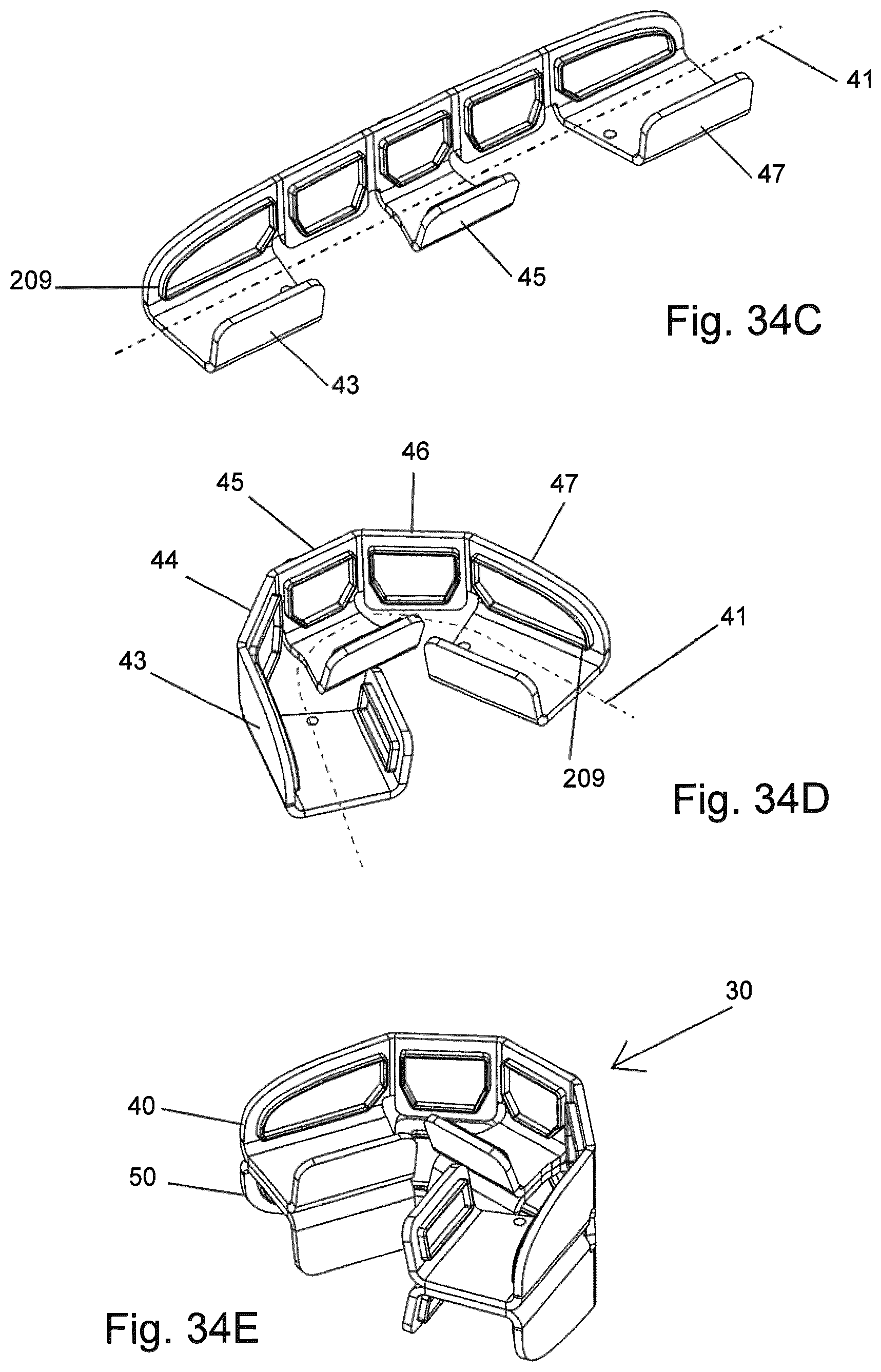 Patent US12508113 Figure 20 – Method of manufacturing a pressure chamber of a dental mouthpiece, method of manufacturing a dental mouthpiece, pressure chamber and mouthpiece manufactured with these methods, provided with these methods, J-/U-shaped dental mouthpiece, and systems comprising said mouthpieces