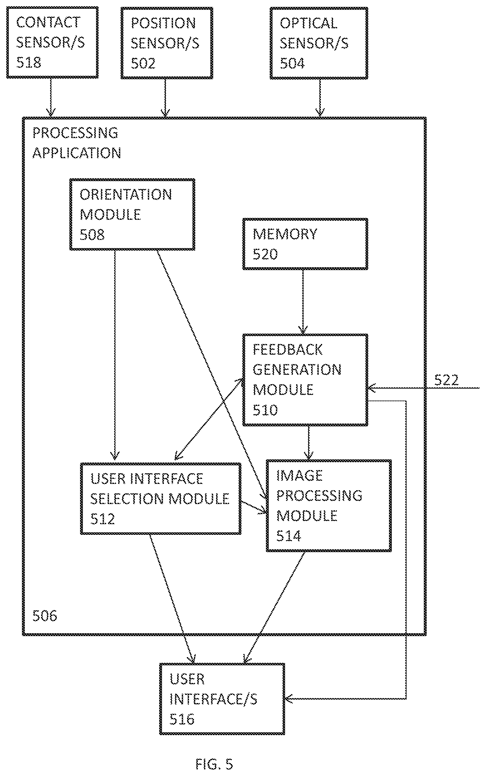 Patent US12508114 Figure 5 – User interface for a dental measurement system