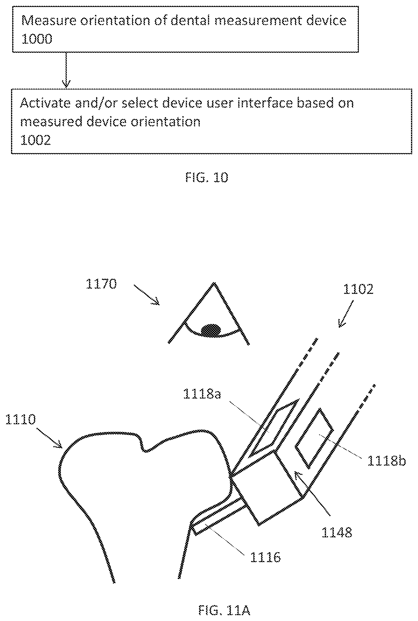 Patent US12508114 Figure 9 – User interface for a dental measurement system