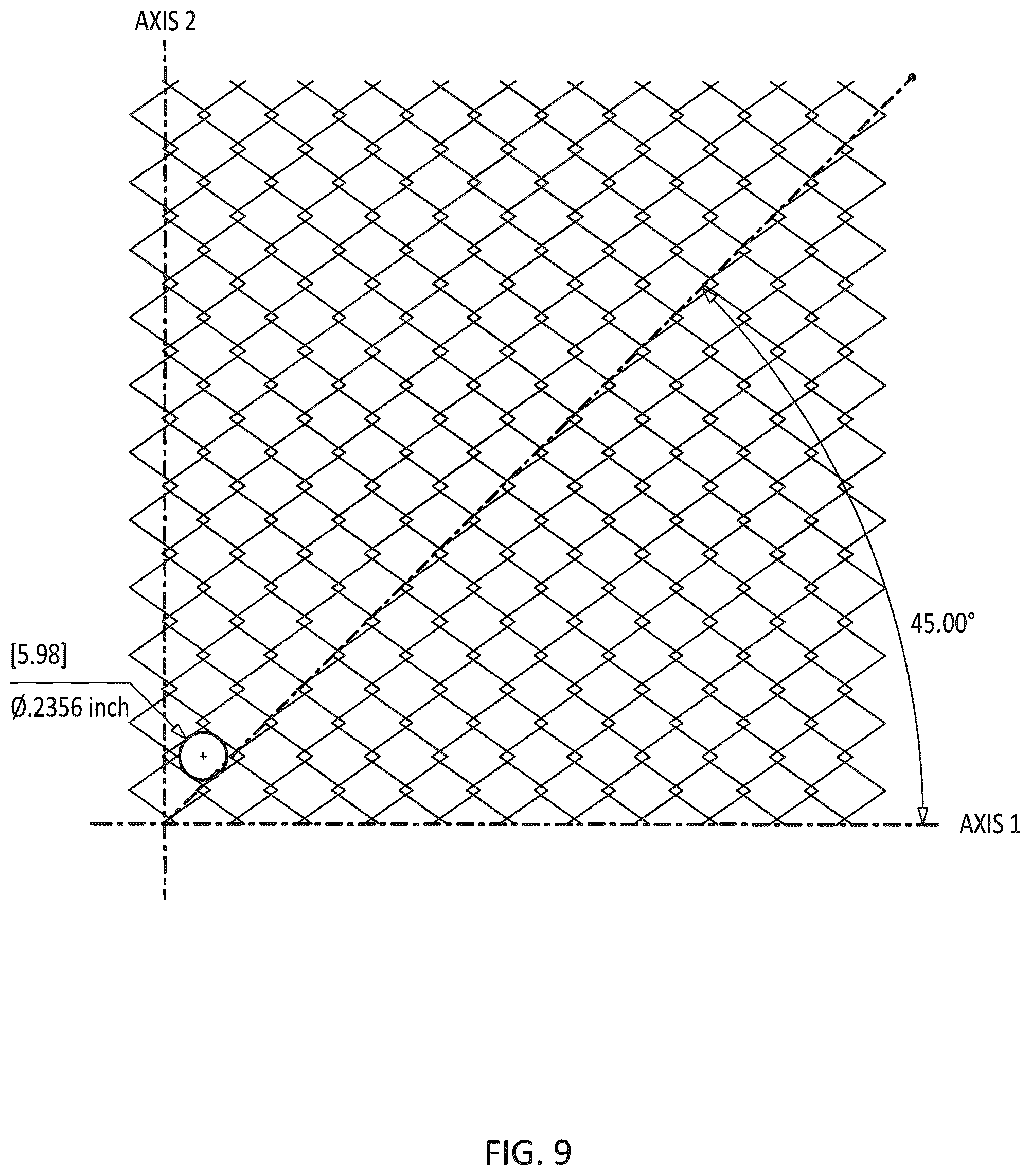 Patent US12508116 Figure 12 – Implants with corner-lock stitch patterns