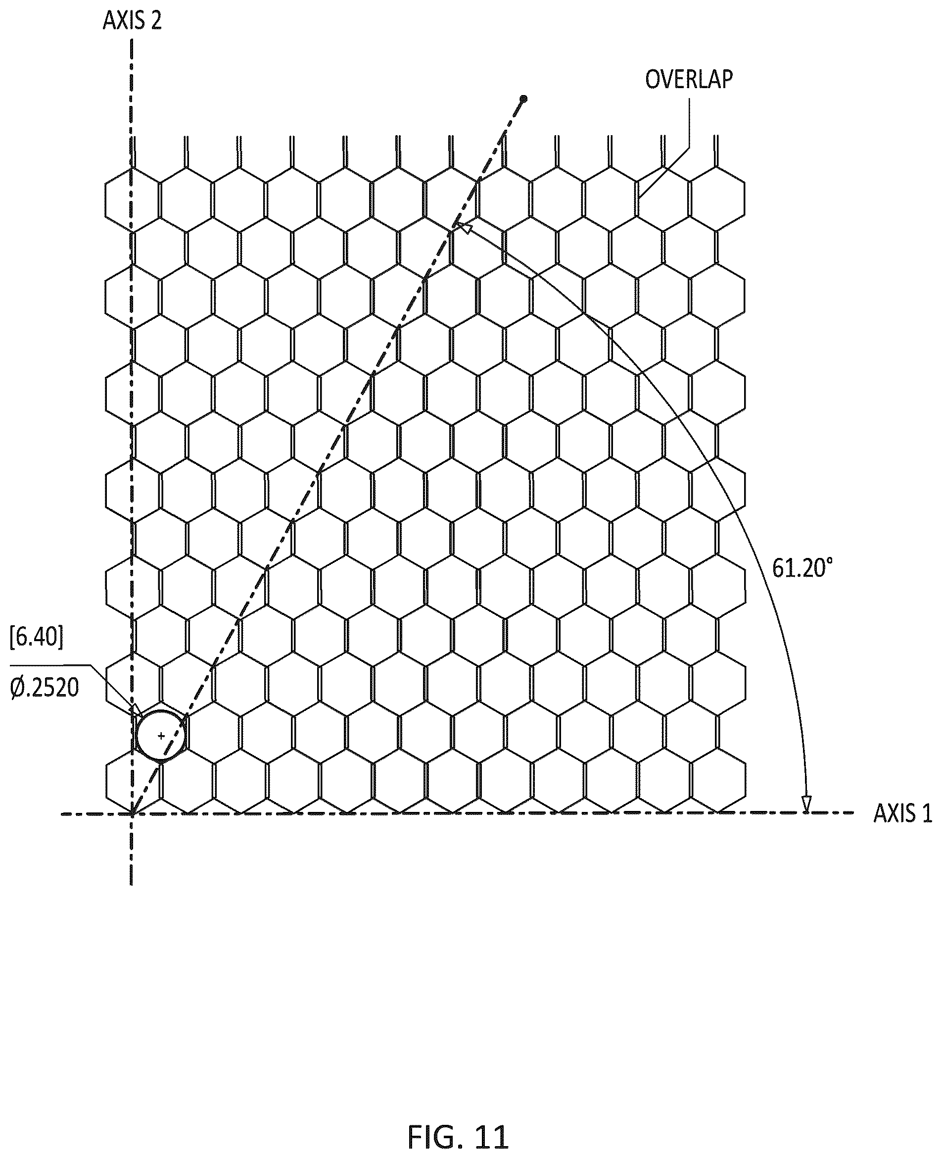 Patent US12508116 Figure 14 – Implants with corner-lock stitch patterns