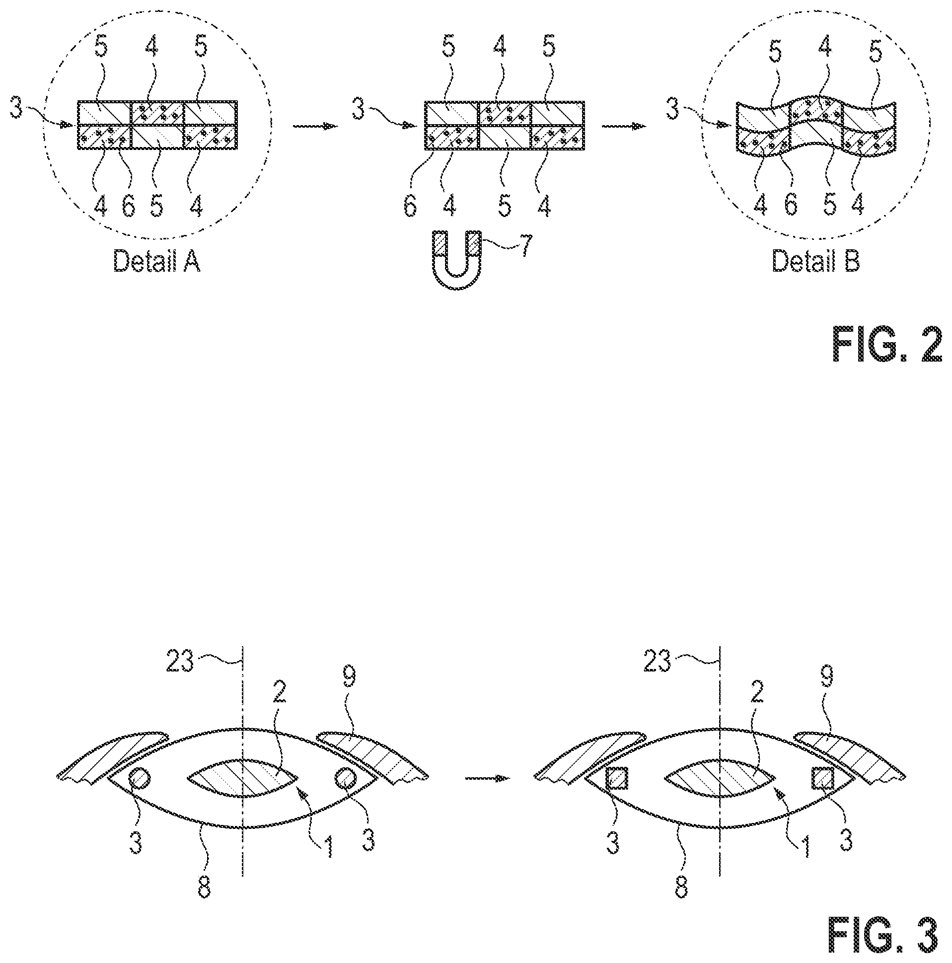 Patent US12508123 Figure 2 – Intraocular lens and treatment apparatus