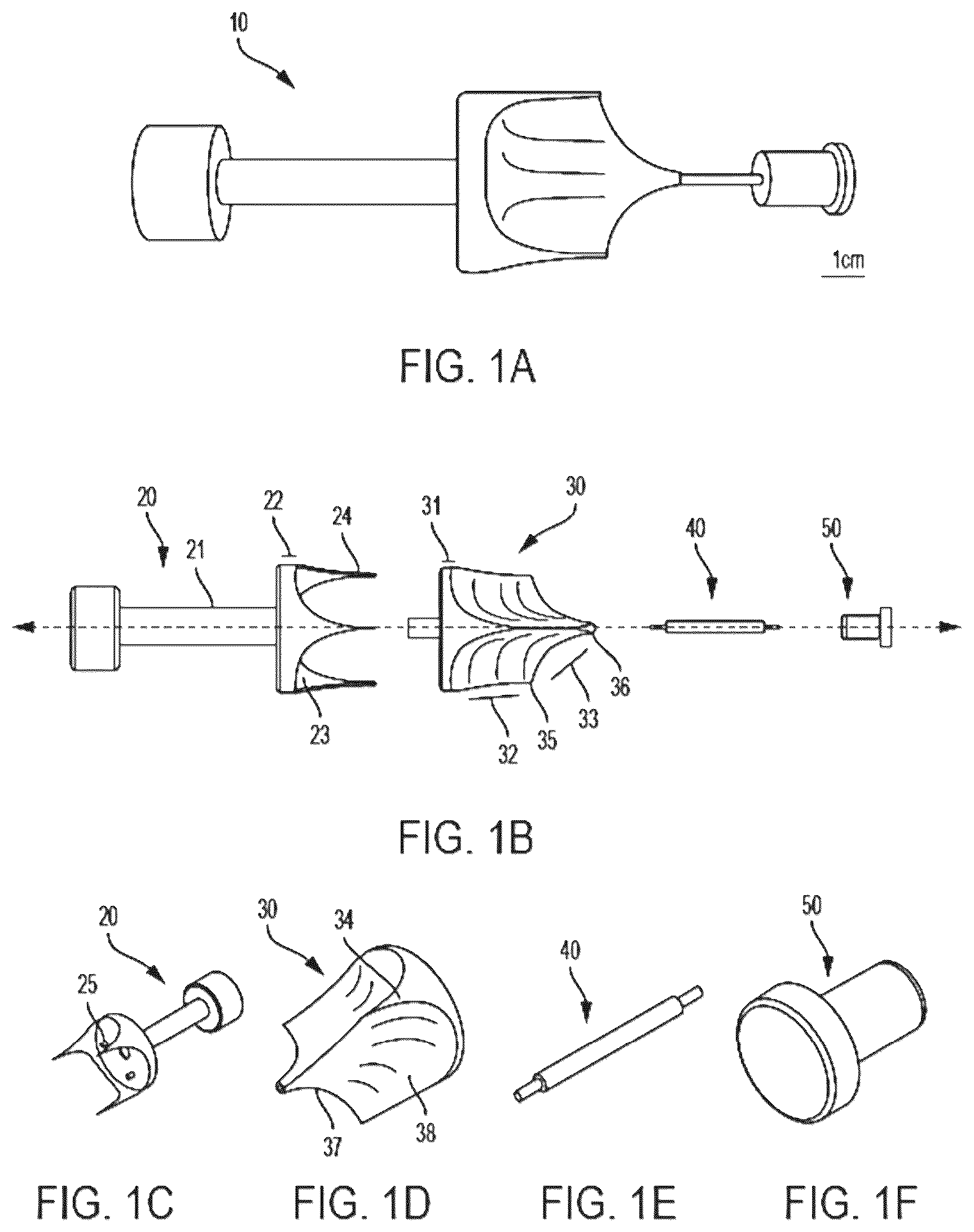 Patent US12508126 Figure 1 – Double component mandrel for electrospun stentless, multi-leaflet valve fabrication