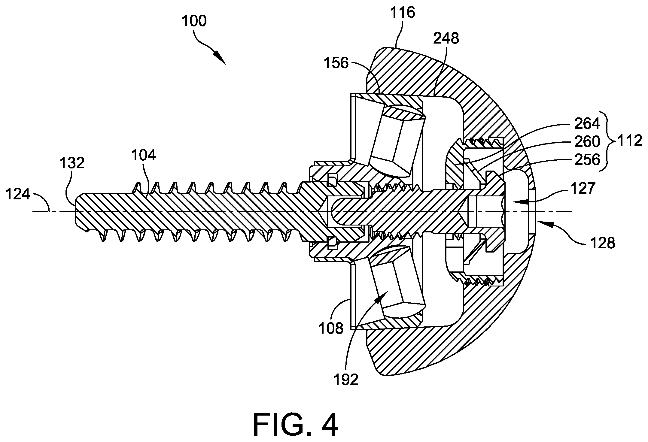 Patent US12508130 Figure 4 – Glenoid implant components and instruments therefor