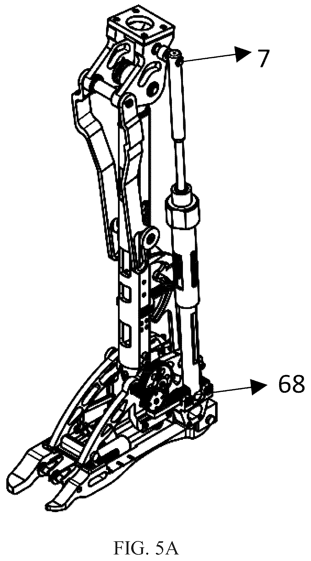 Patent US12508136 Figure 10 – Transfemoral prosthesis for walking, sitting- standing, stair climbing