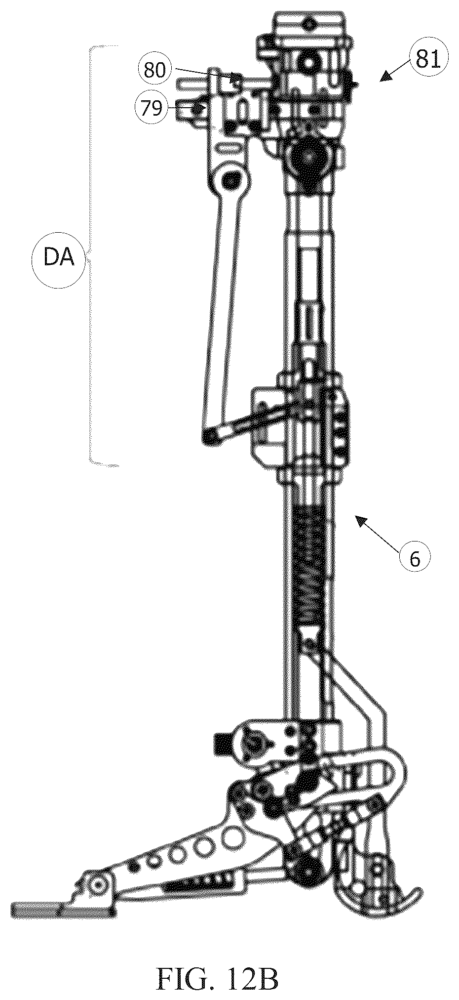 Patent US12508136 Figure 19 – Transfemoral prosthesis for walking, sitting- standing, stair climbing