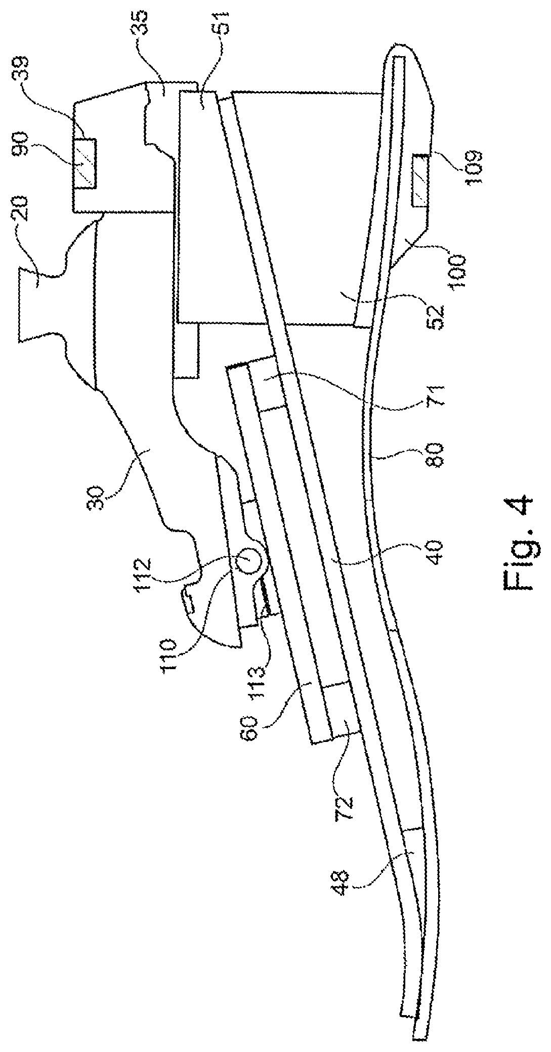 Patent US12508137 Figure 4 – Prosthetic foot component