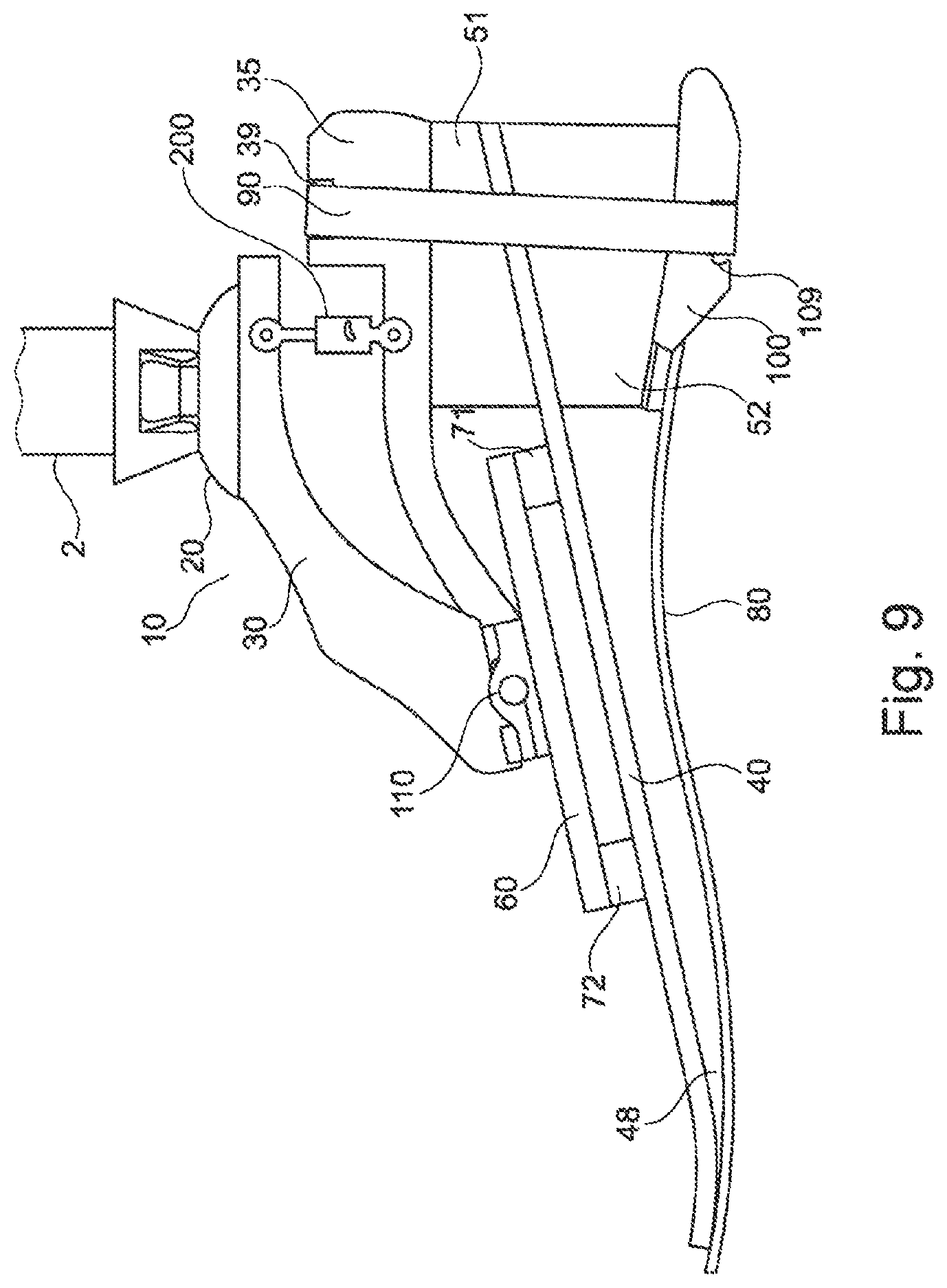 Patent US12508137 Figure 9 – Prosthetic foot component