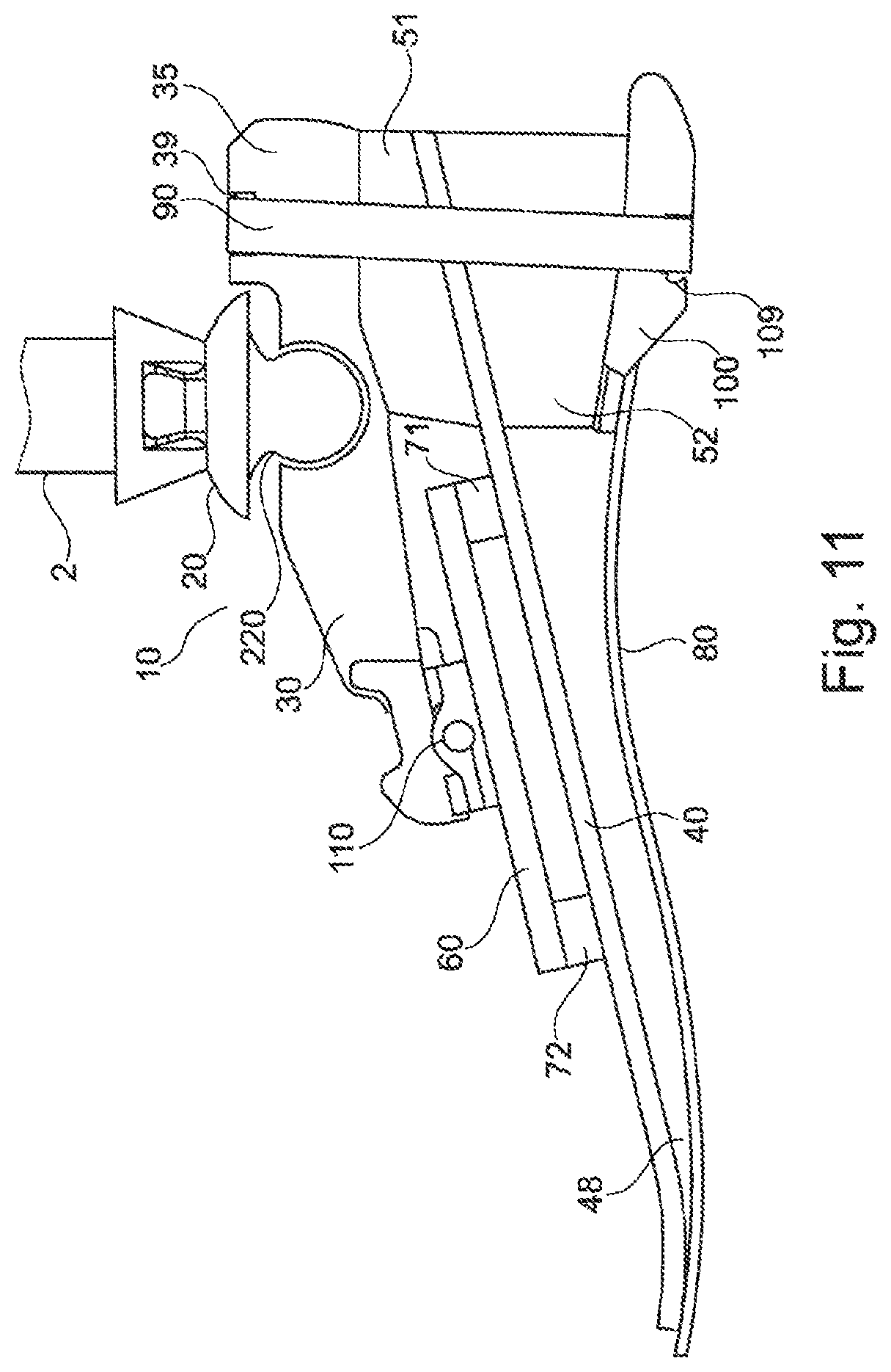 Patent US12508137 Figure 11 – Prosthetic foot component