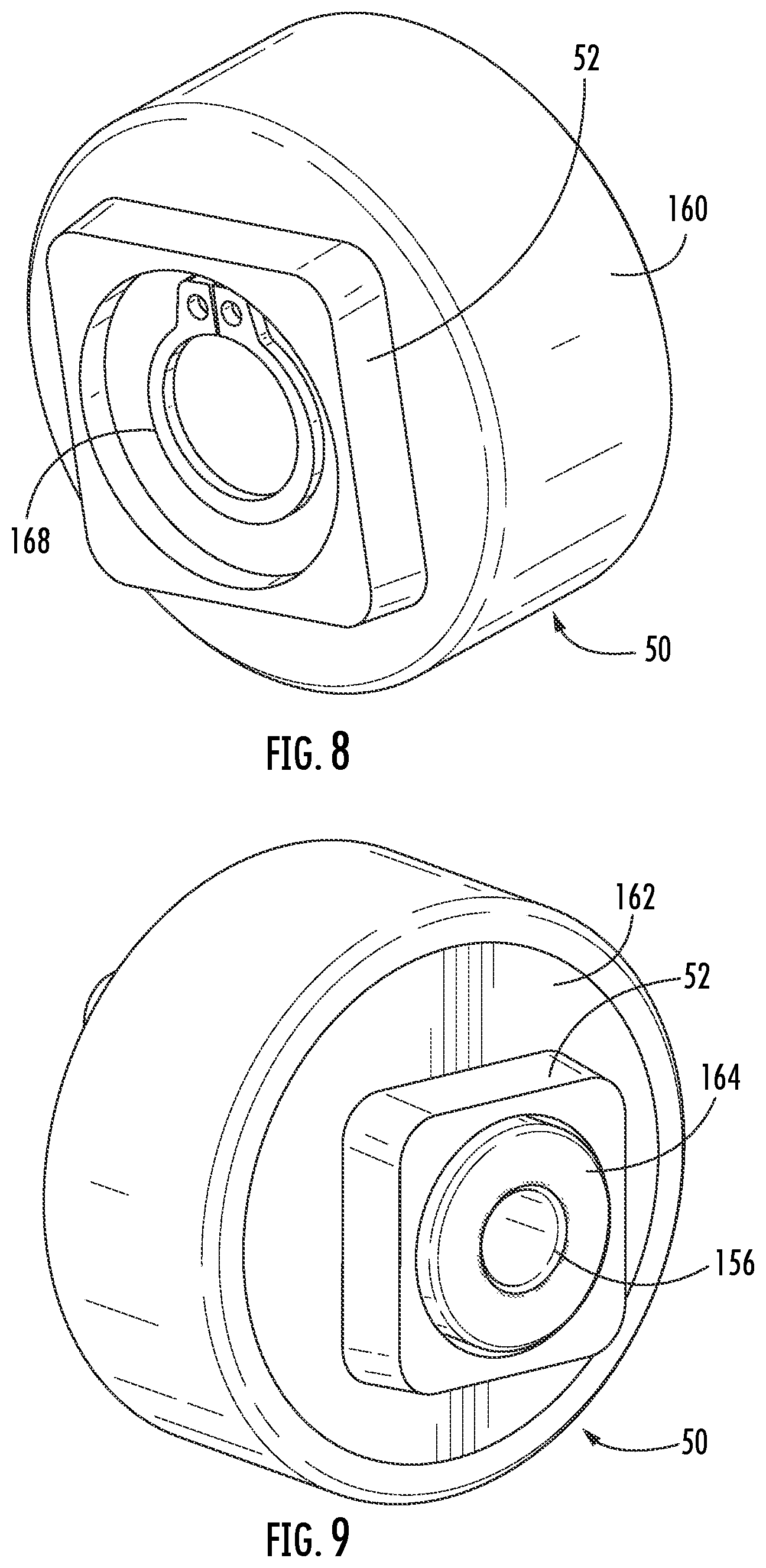 Patent US12508140 Figure 5 – Orthotic brace and clip attachment mechanism and orthotic spring tensioner