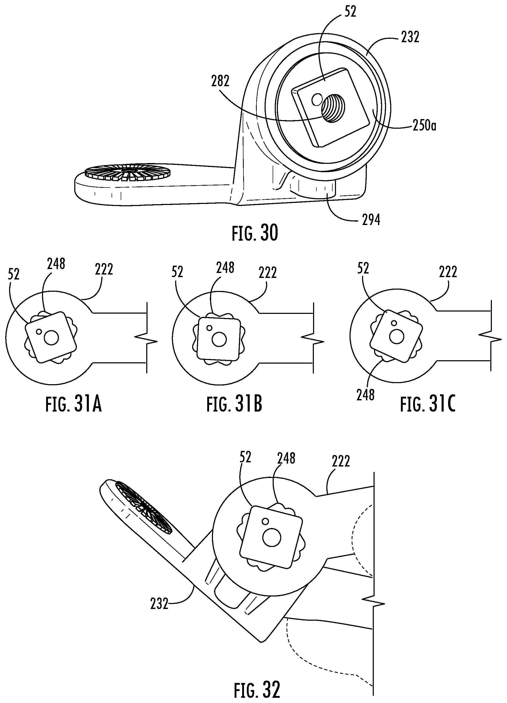 Patent US12508140 Figure 14 – Orthotic brace and clip attachment mechanism and orthotic spring tensioner