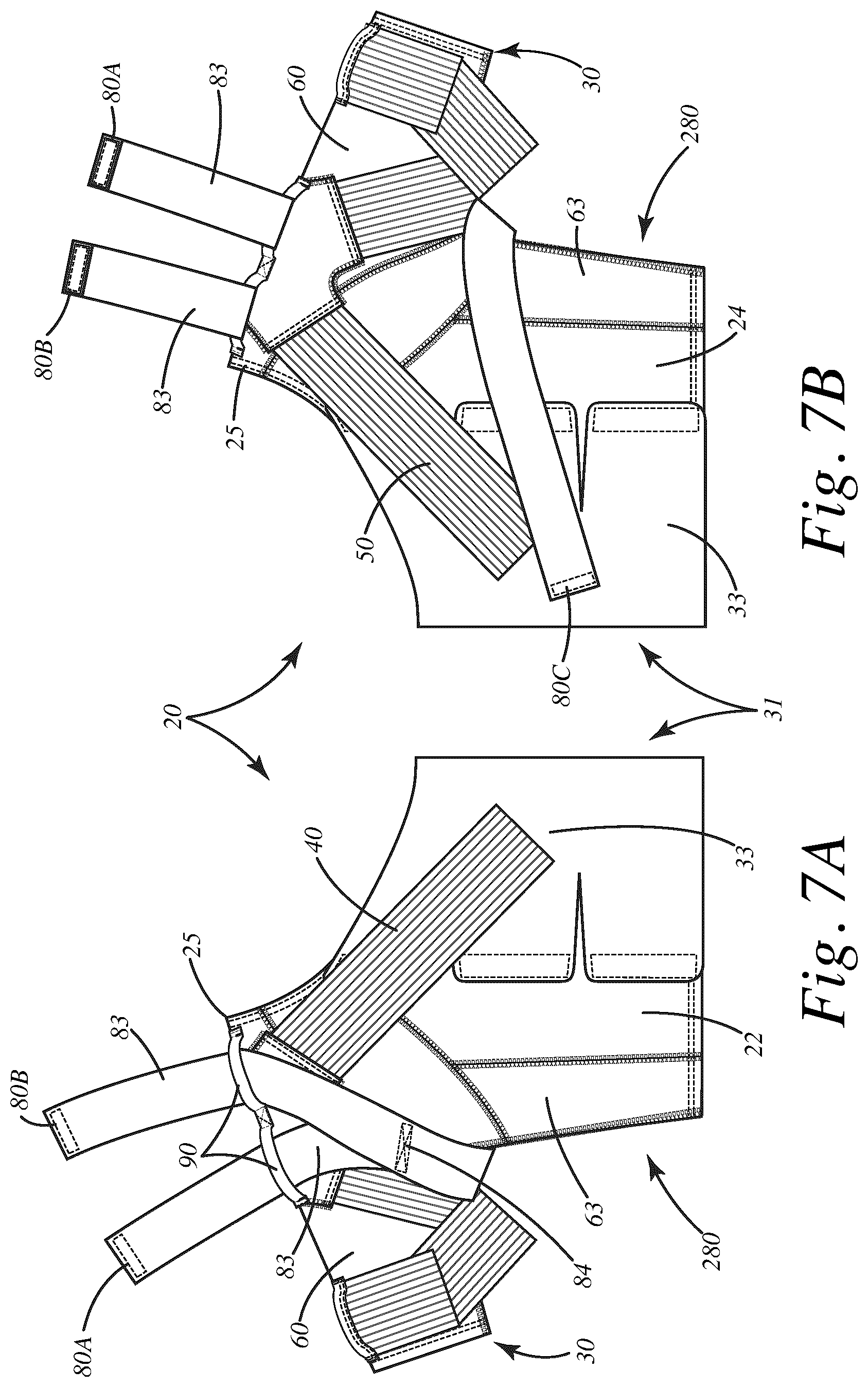 Patent US12508142 Figure 5 – Dynamic tensioning reversible orthosis, hammock strap, and related method of use