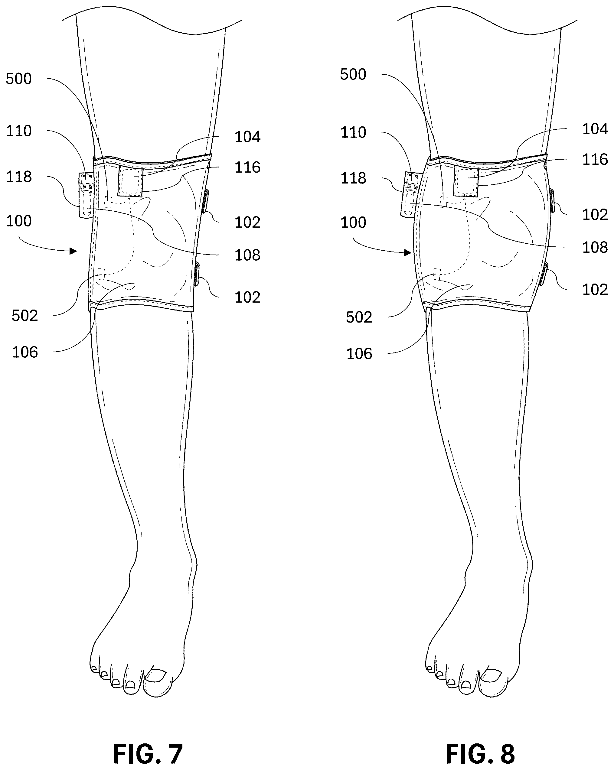 Patent US12508143 Figure 6 – Smart knee brace