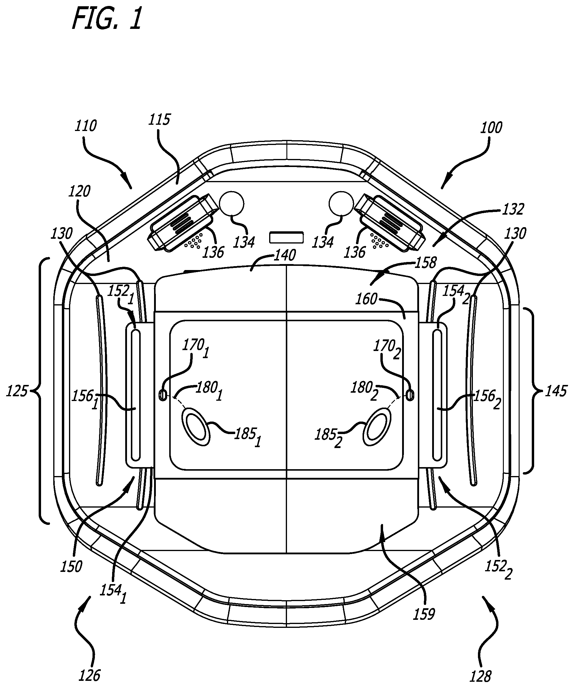 Patent US12508145 Figure 1 – Orthopedic brace and donning method