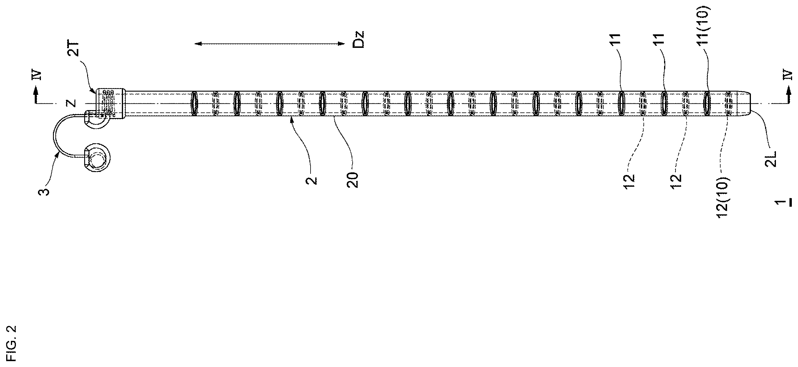 Patent US12508149 Figure 2 – Nasal cavity insertion device