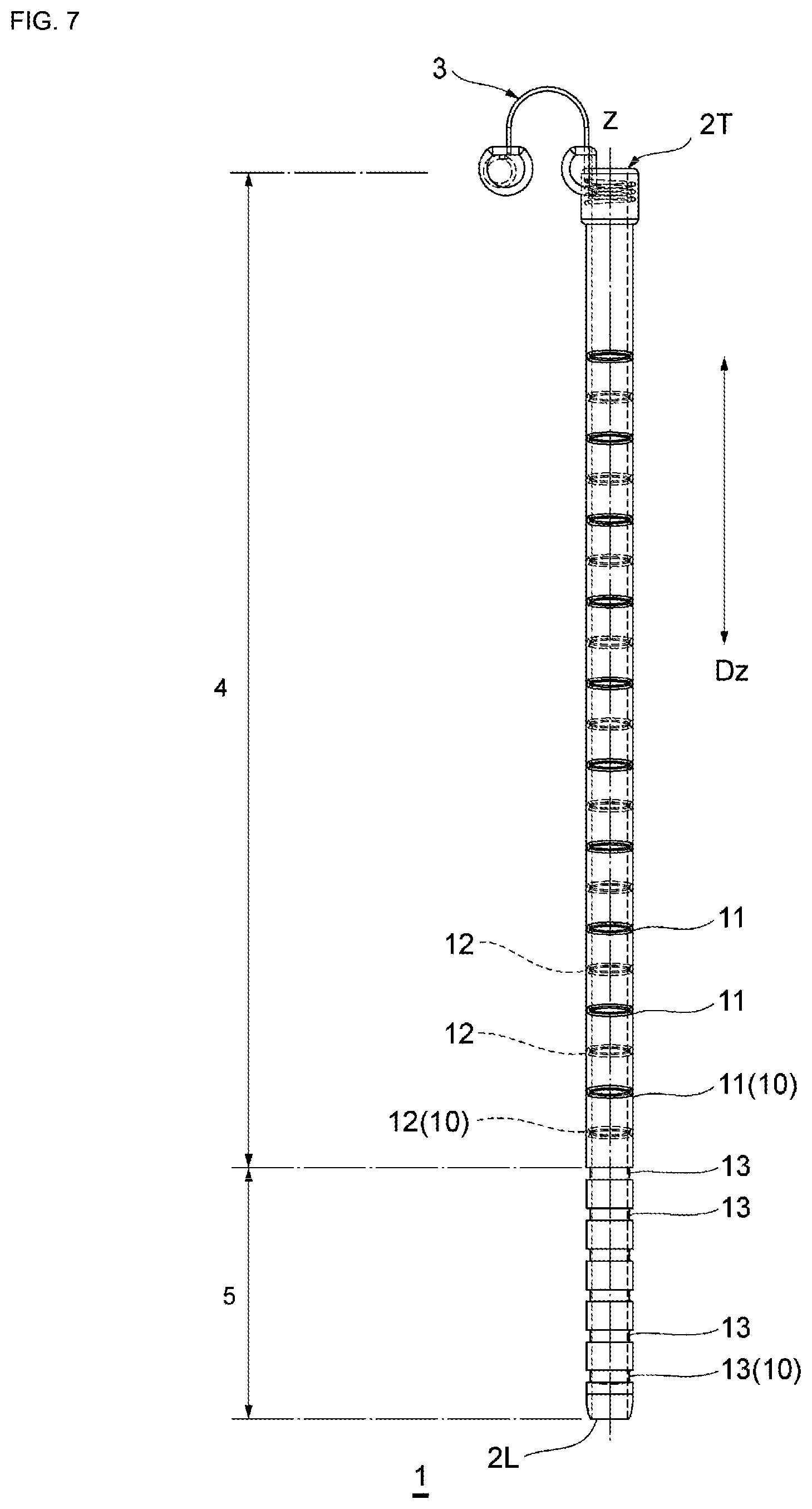 Patent US12508149 Figure 7 – Nasal cavity insertion device