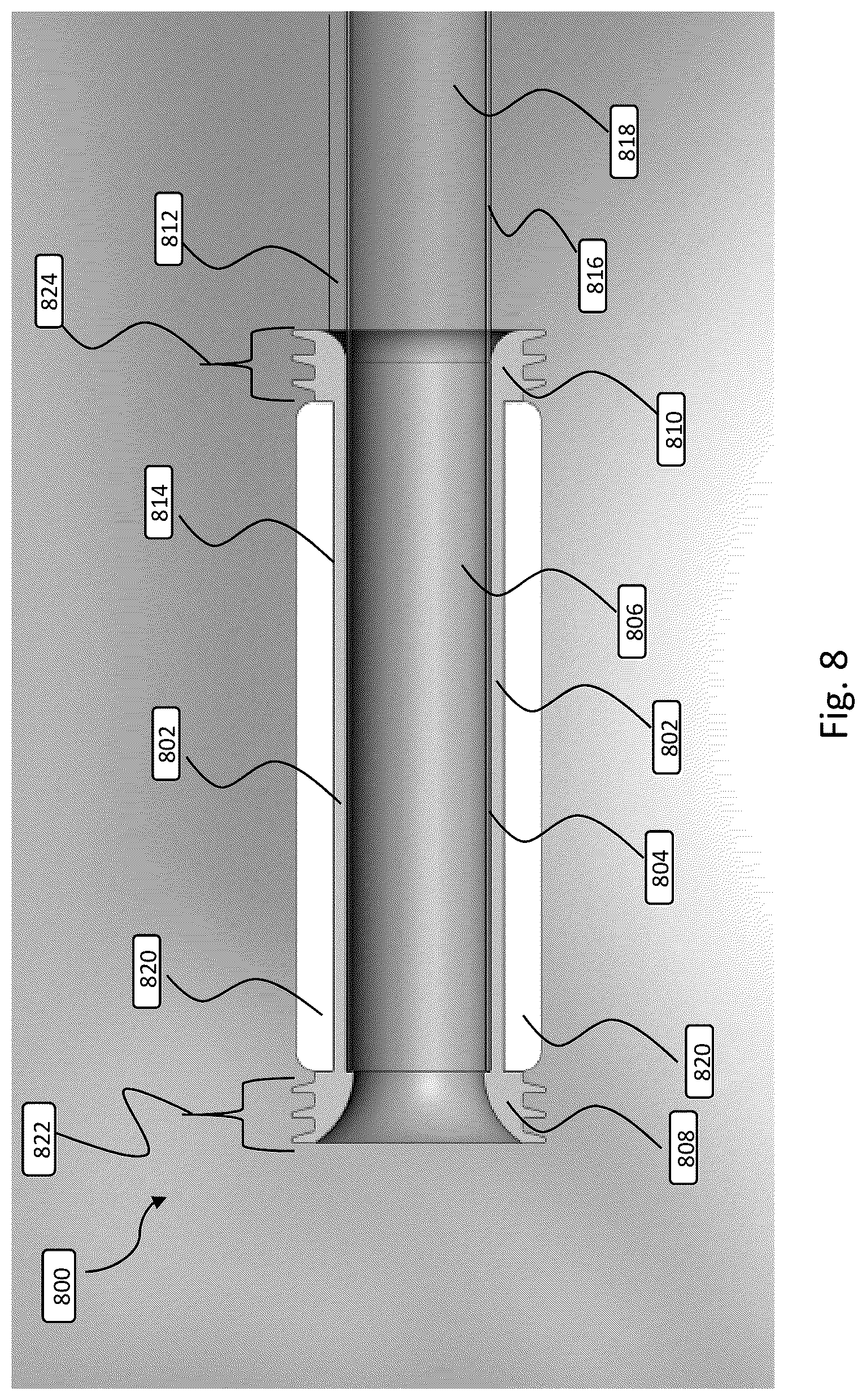 Patent US12508151 Figure 8 – Devices and methods for anchoring a sheath in a tissue cavity